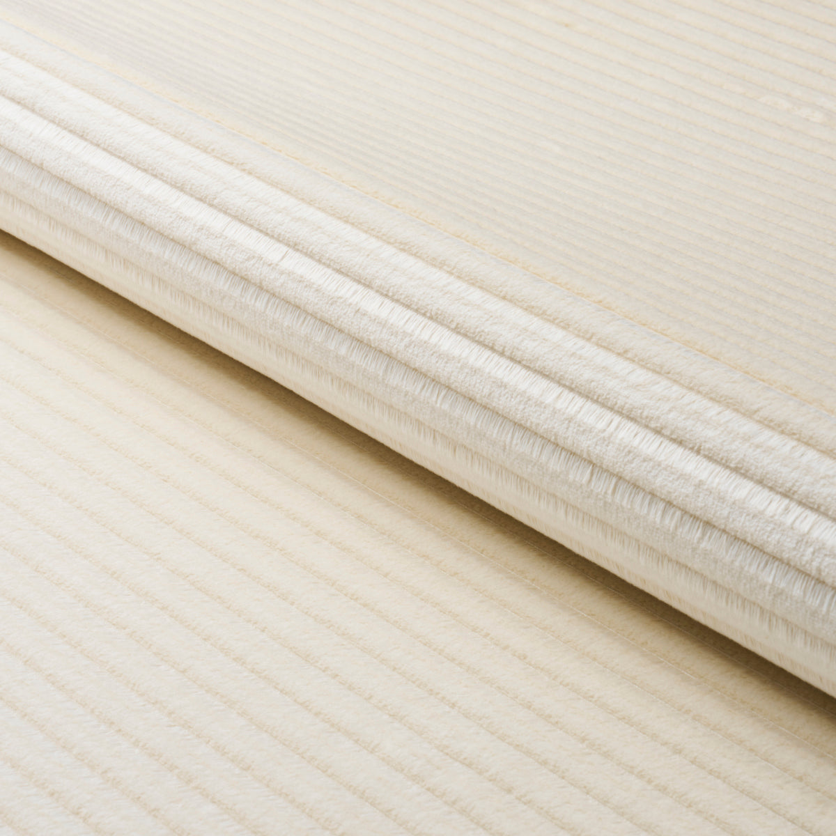 PETITE-CHANNELED-VELVET-IVORY-SCHUMACHER-83300 - Schumacher Fabric