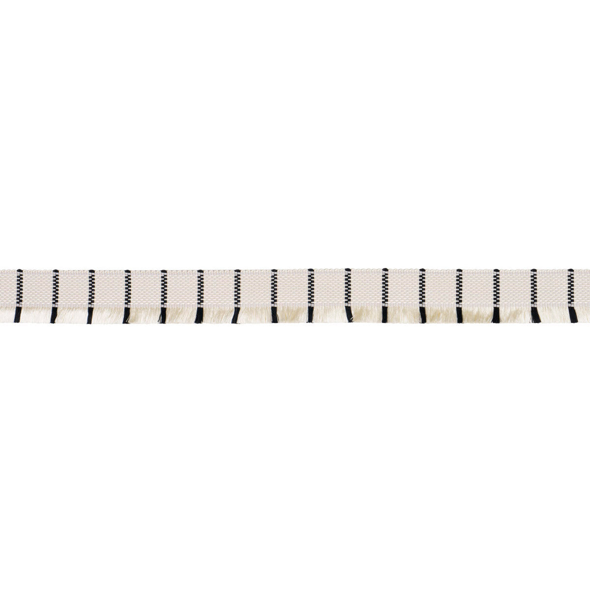 FRANCES-SILK-FRINGE-BLACK-AND-WHITE-SCHUMACHER-83371 - Schumacher Recortar