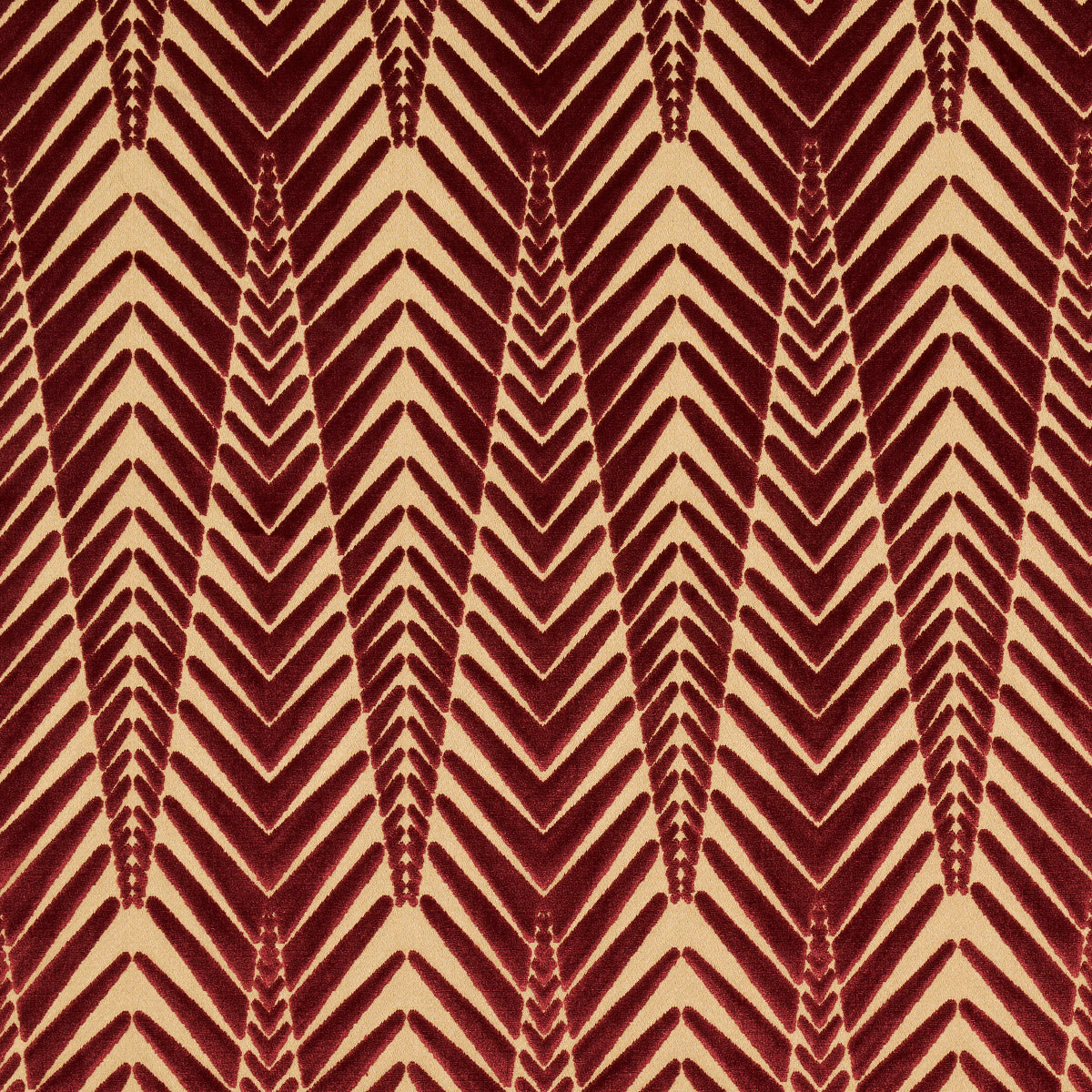ZEBRA-VELVET-GOLD-PLUM-SCHUMACHER-83401 - Schumacher Fabric