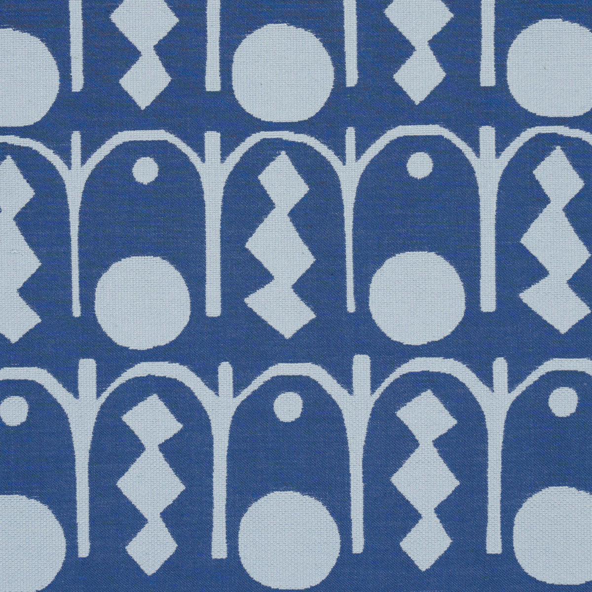 Downtown - Blues - Schumacher 83411 Fabric - Schumacher Fabric