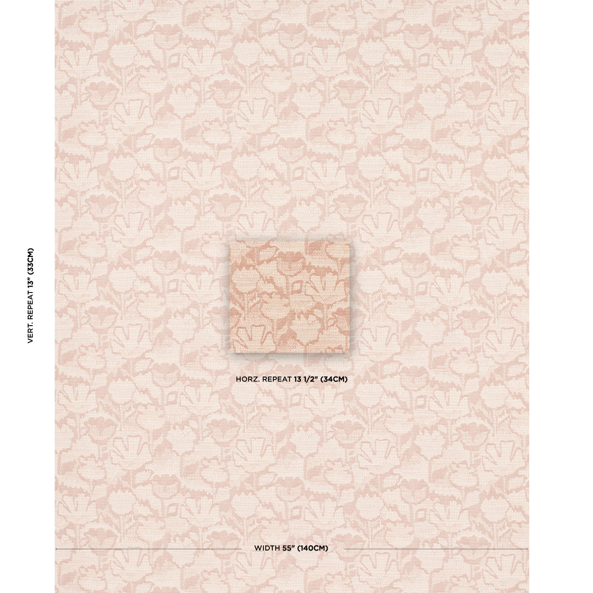 WILD-FLOWER-BRICK-SCHUMACHER-83452 - Schumacher Fabric