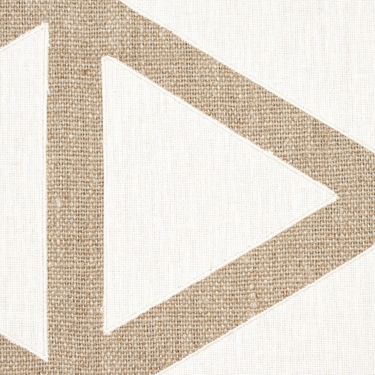 TIPTON-APPLIQU-FLAX-SCHUMACHER-83460 - Schumacher Fabric