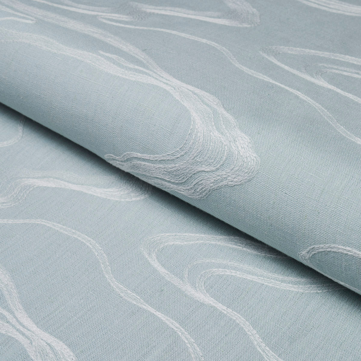 DESERT-WIND-EMBROIDERY-ARCTIC-SCHUMACHER-83520 - Schumacher Fabric