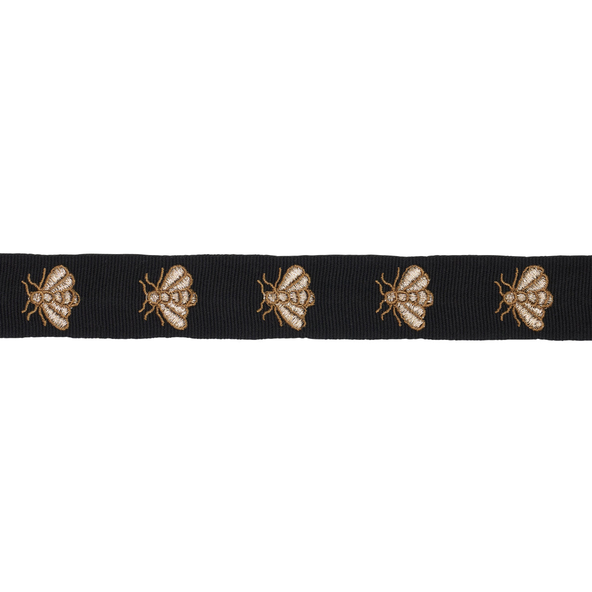 HUBERTS-BEES-TAPE-NOIR-GOLD-SCHUMACHER-83531 - Schumacher Trim