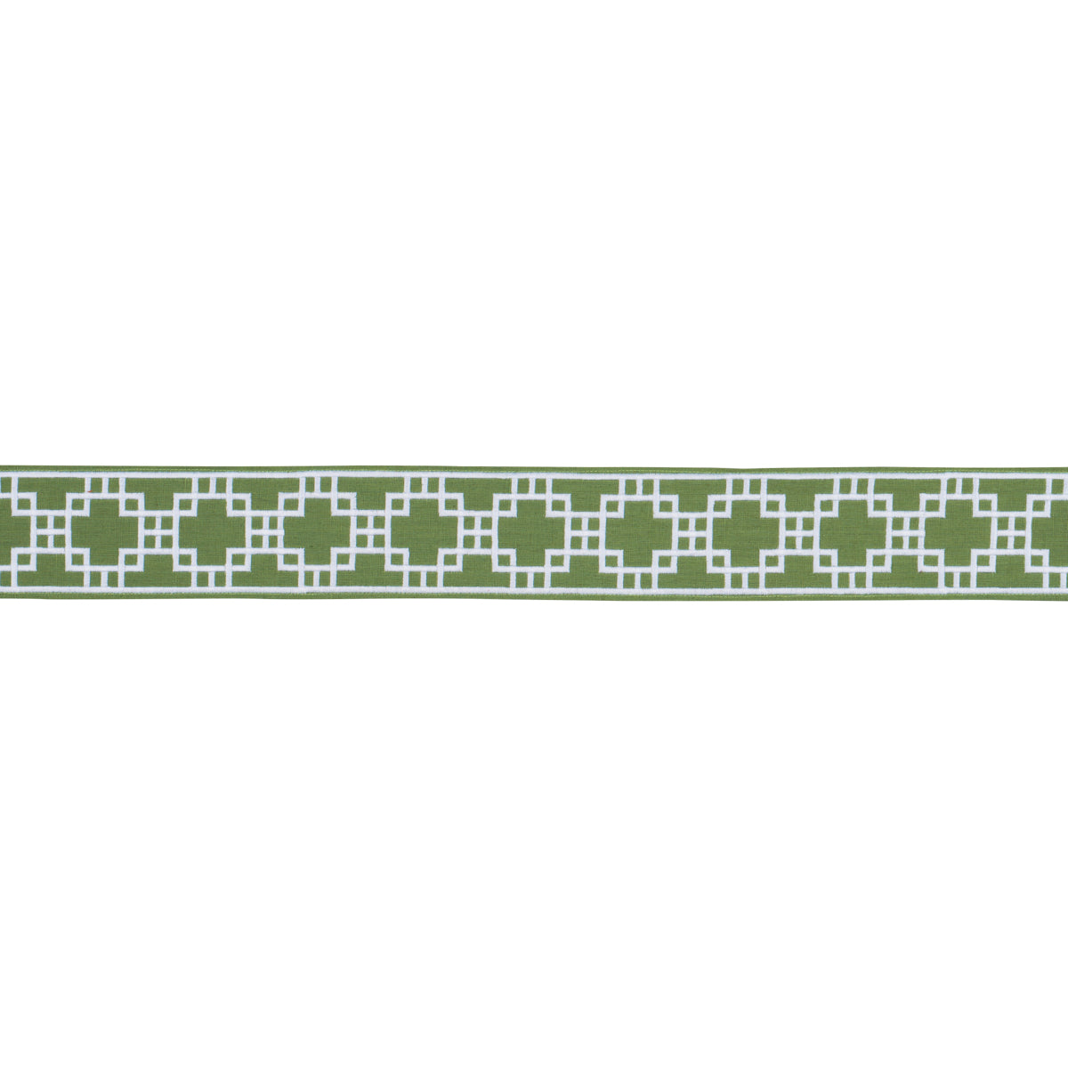 SQUARED-AWAY-TRELLIS-TAPE-GREEN-SCHUMACHER-83590 - Schumacher Recortar
