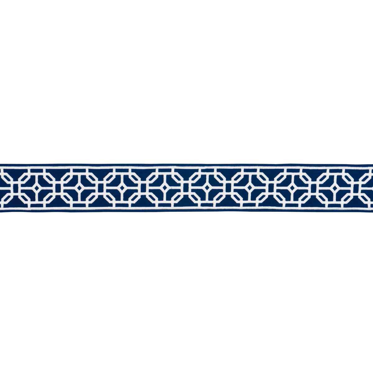 Gazebo Trellis Tape - Navy - Schumacher 83651 - Schumacher Trim