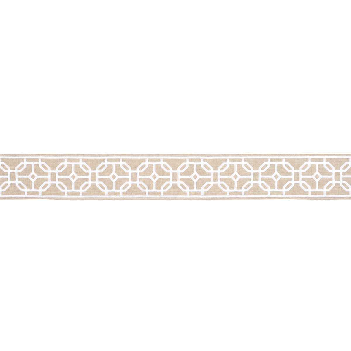 Gazebo Trellis Tape - Natural - Schumacher 83653 - Schumacher Trim