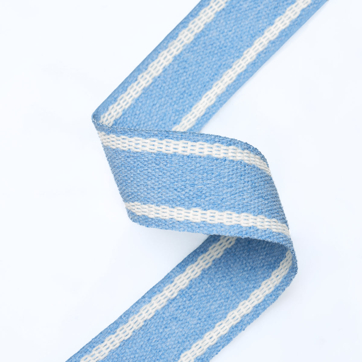 SULLIVAN-TAPE-NARROW-INDOOR-OUTDOOR-BLUE-SCHUMACHER-83670 - Schumacher Trim