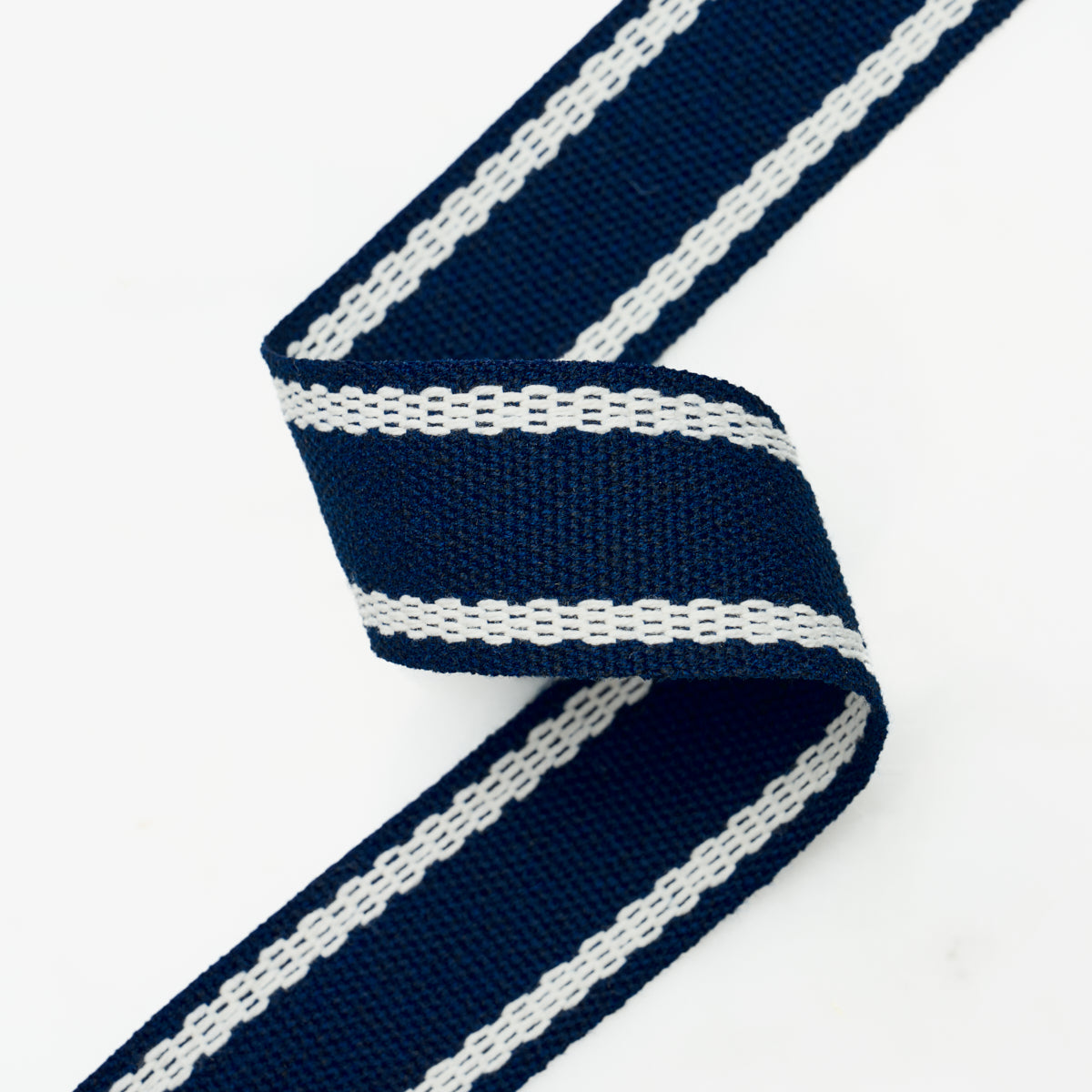 SULLIVAN-TAPE-NARROW-INDOOR-OUTDOOR-NAVY-SCHUMACHER-83673 - Schumacher Trim