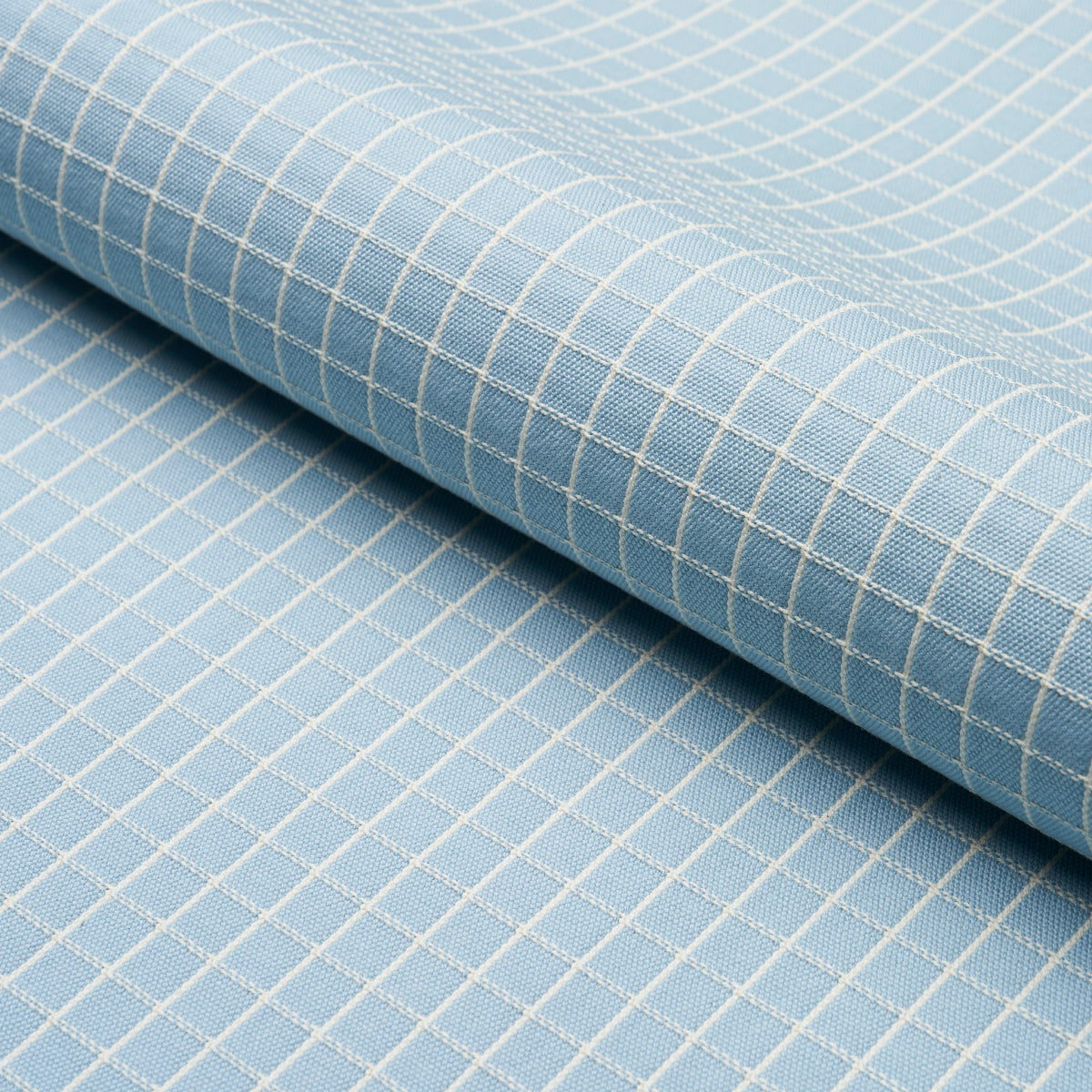 GEORGIE-REVERSIBLE-CHECK-CHINA-BLUE-SCHUMACHER-83690 - Schumacher Fabric