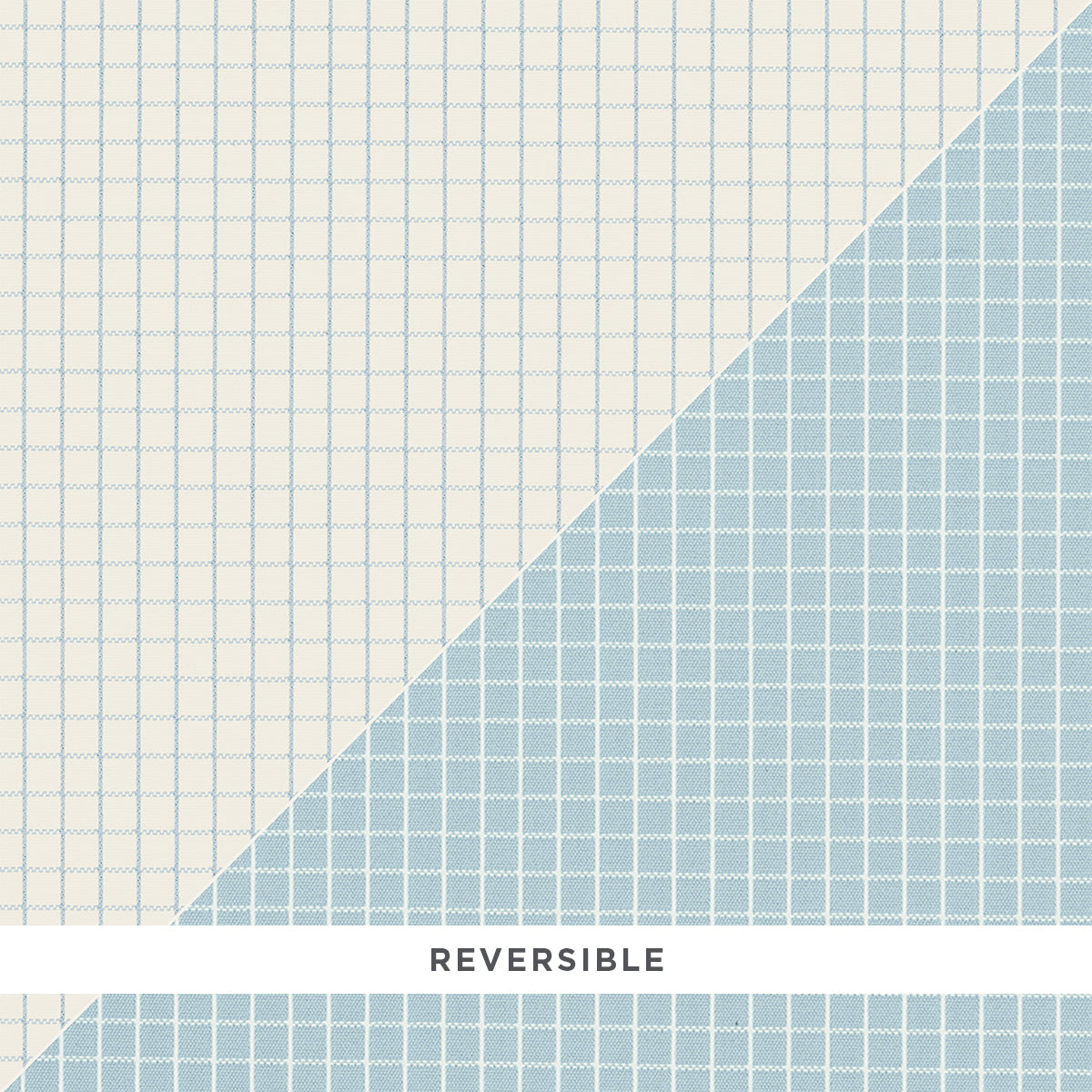 GEORGIE-REVERSIBLE-CHECK-CHINA-BLUE-SCHUMACHER-83690 - Schumacher Fabric