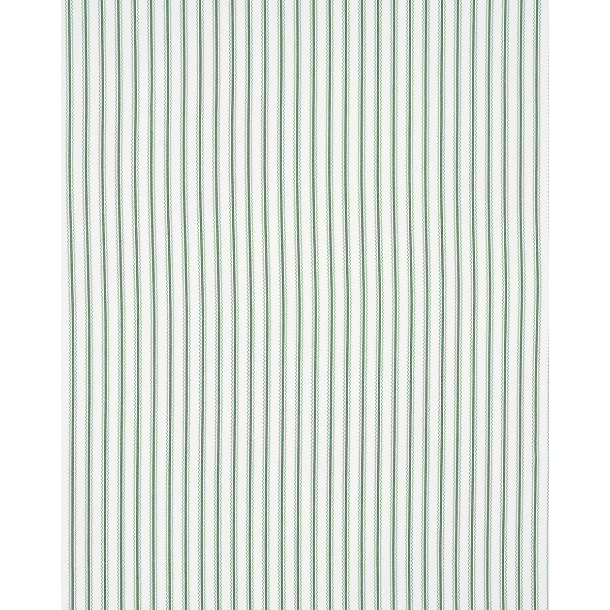 BIRDIE-TICKING-STRIPE-LEAF-GREEN-SCHUMACHER-83700 - Schumacher Fabric