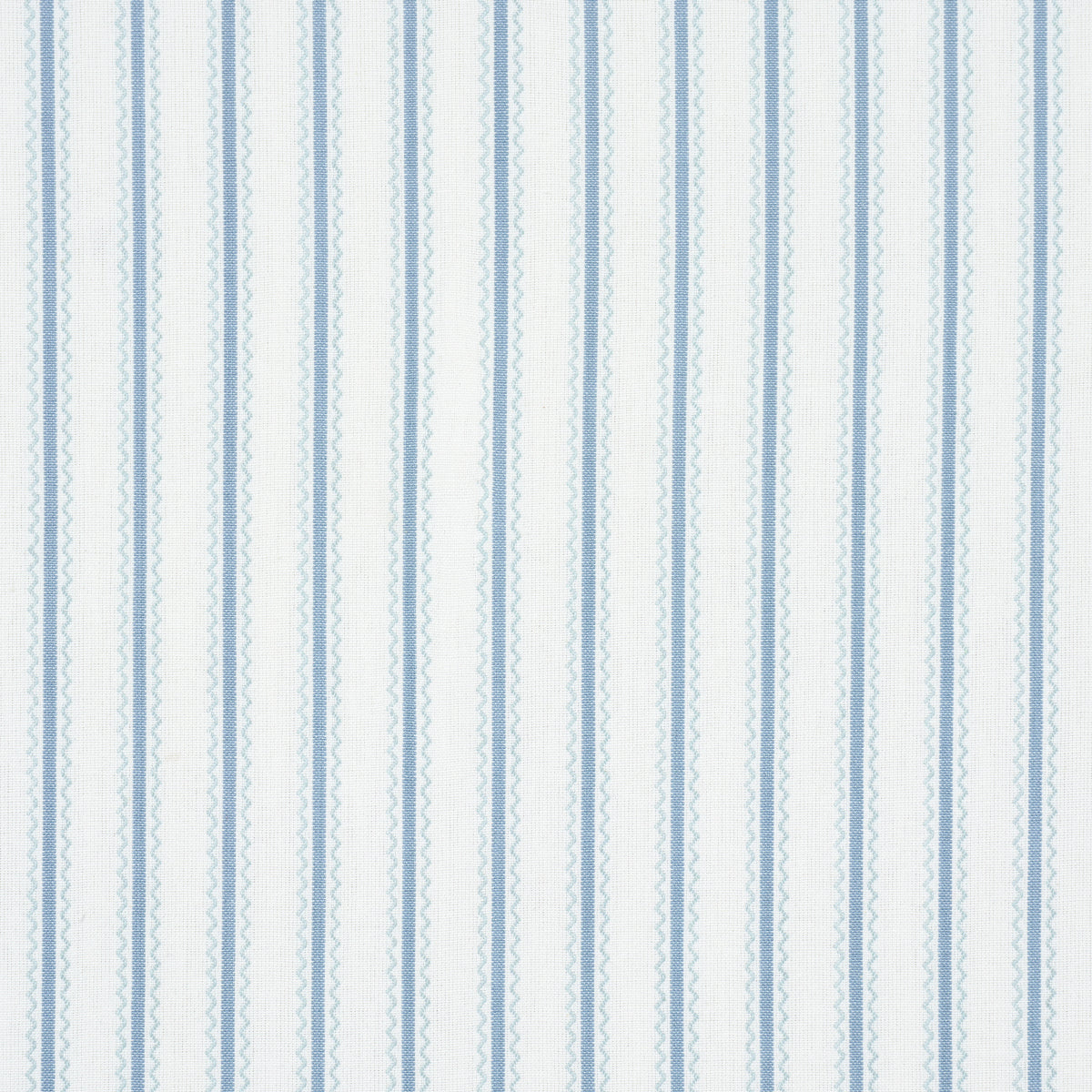 BIRDIE-TICKING-STRIPE-CHINA-BLUE-SCHUMACHER-83701 - Schumacher Fabric