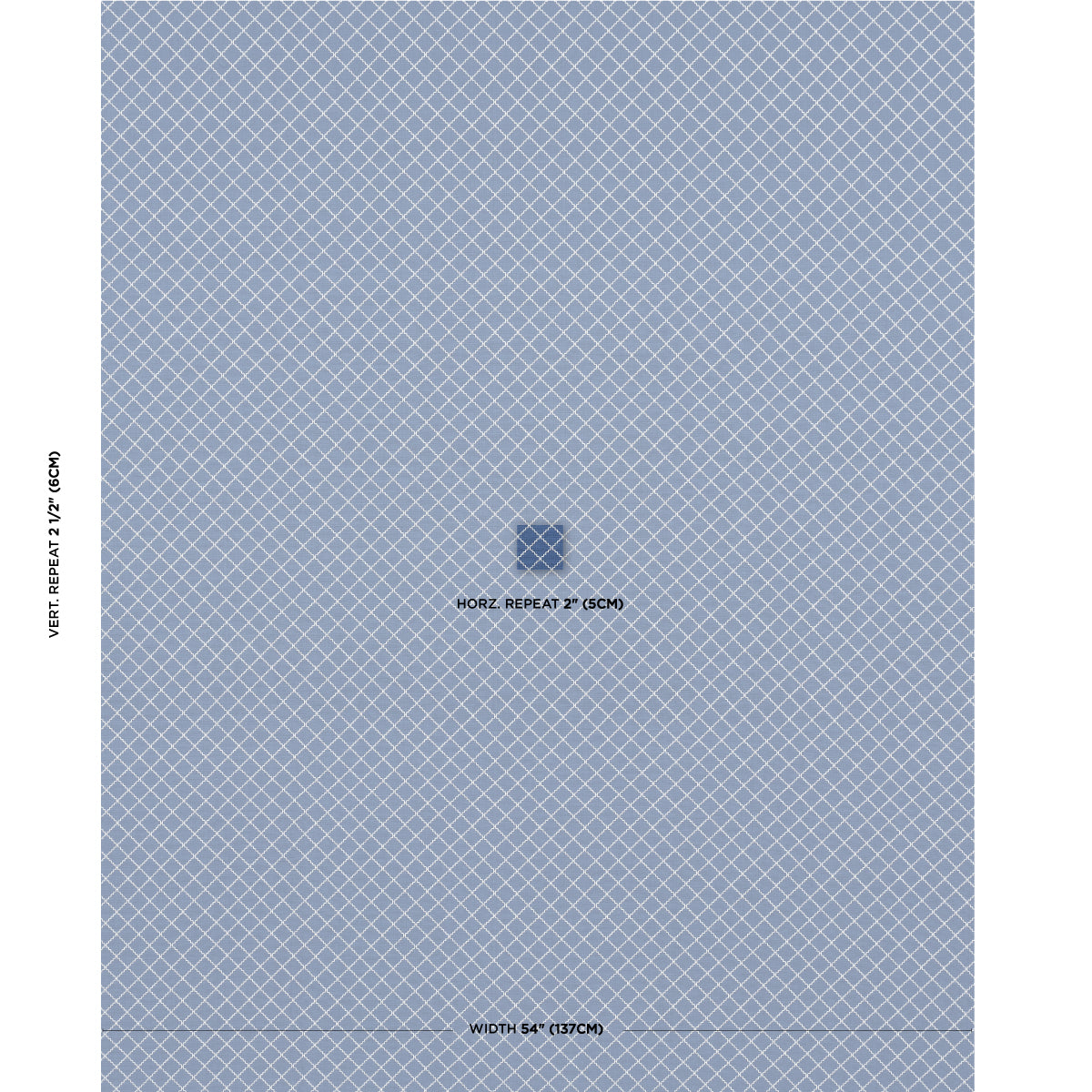 MAGGIE-LATTICE-COBALT-SCHUMACHER-83762 - Schumacher Fabric
