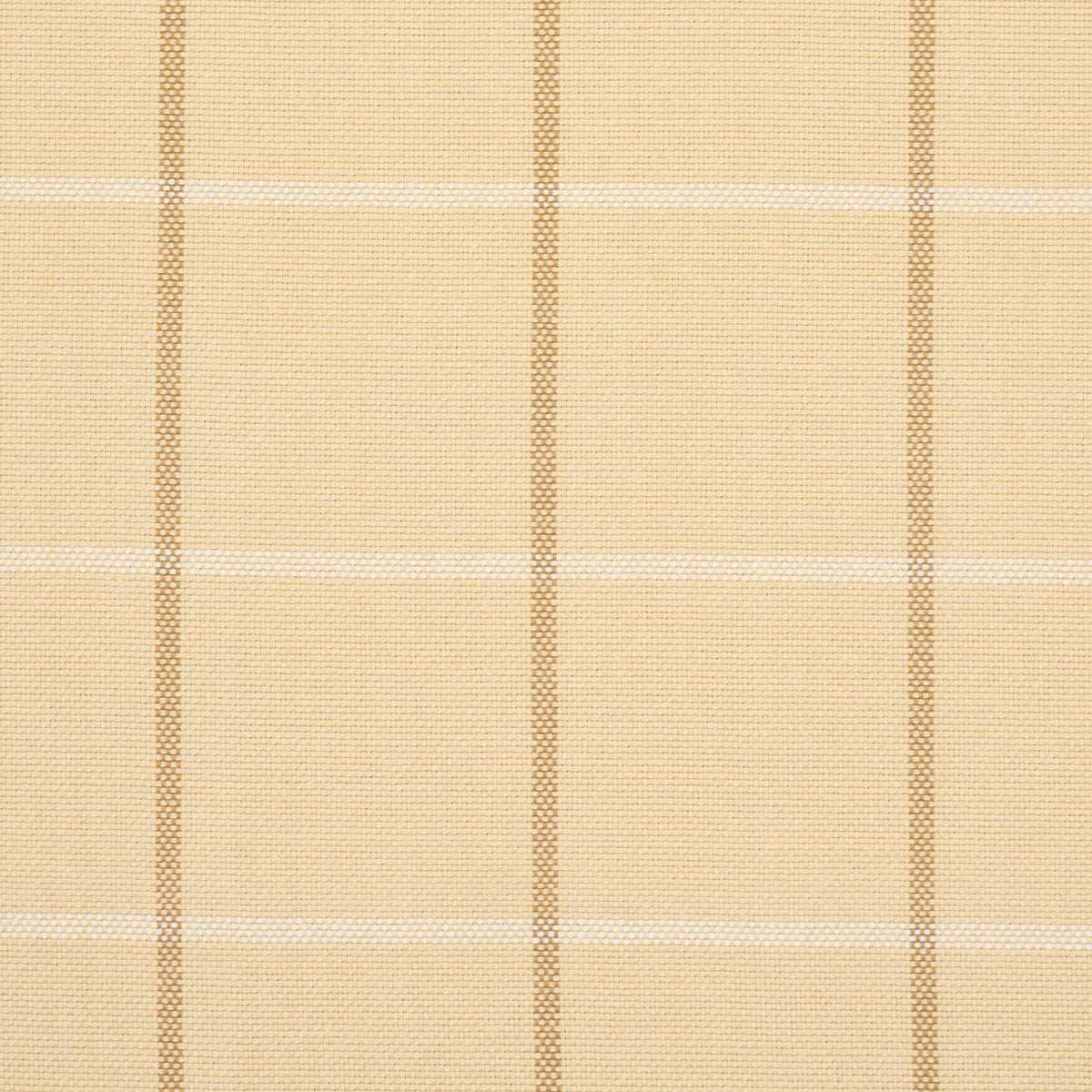 Frannie Windowpane - Camel - Schumacher 83780 Fabric - Schumacher Fabric