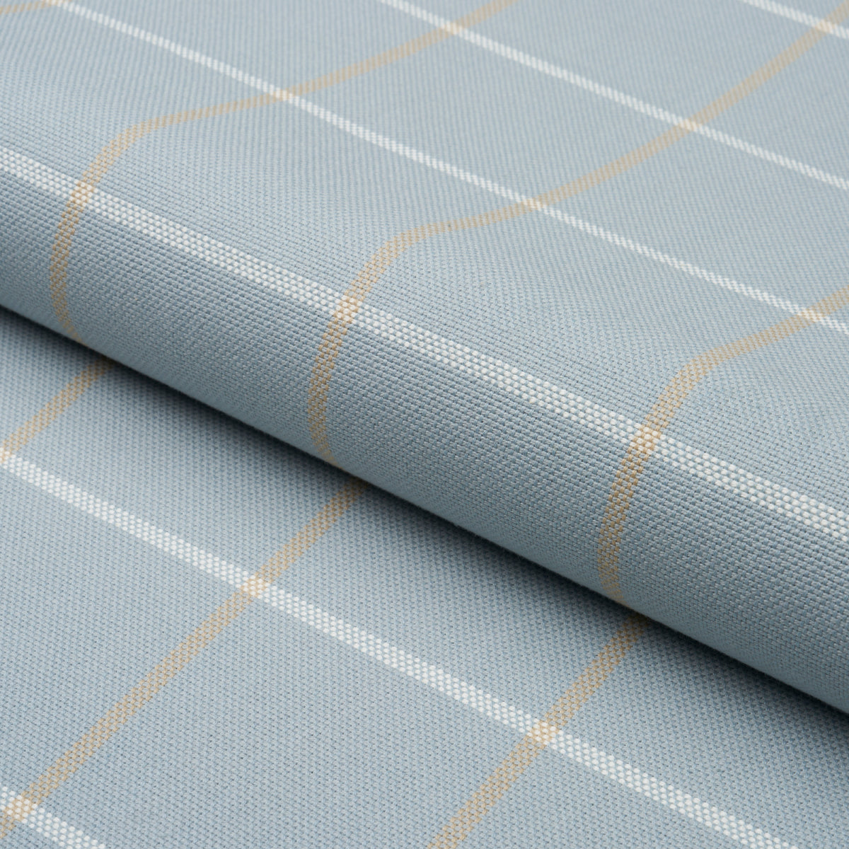 FRANNIE-WINDOWPANE-LIGHT-BLUE-SCHUMACHER-83785 - Schumacher Fabric