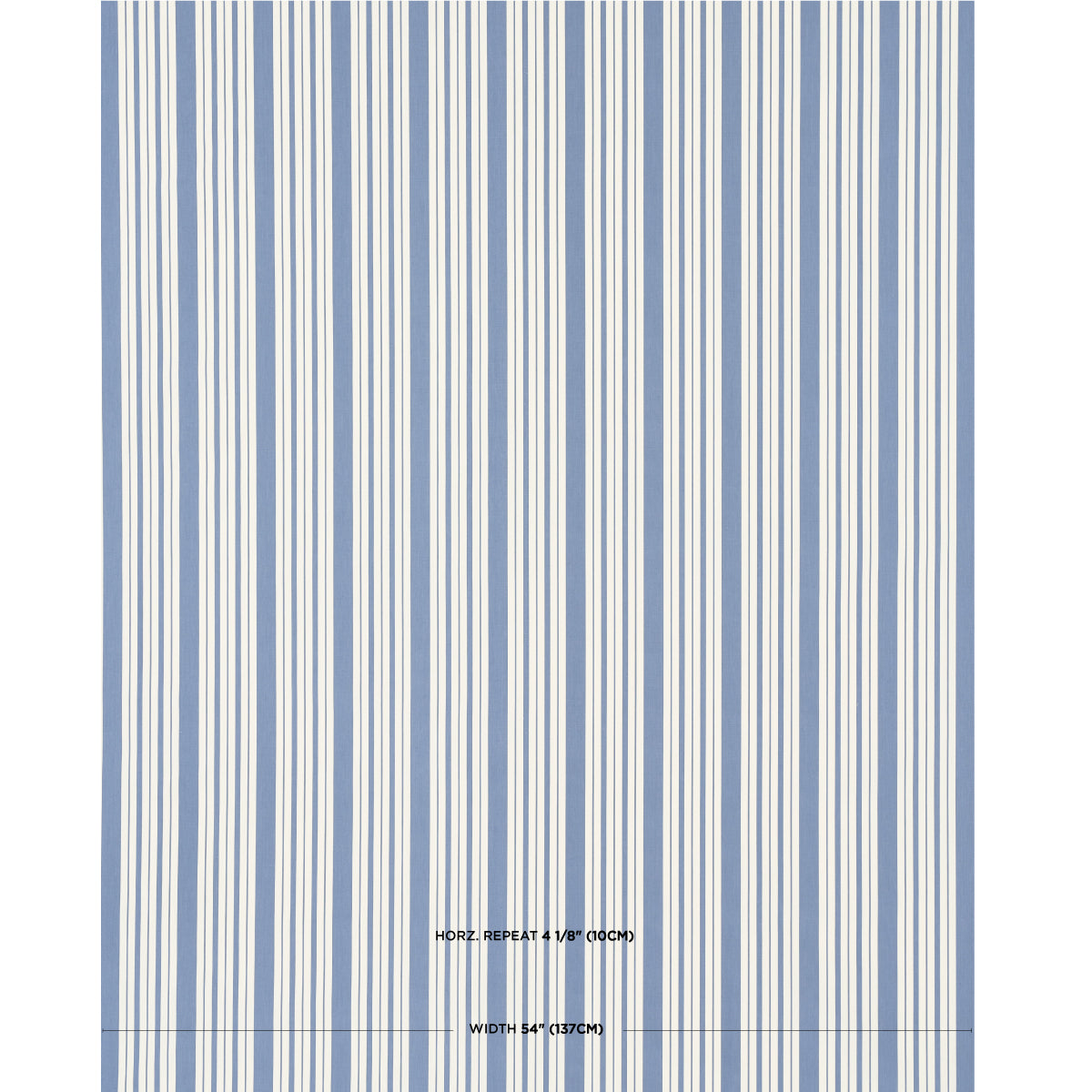 MARKIE-STRIPE-INDIGO-SCHUMACHER-83801 - Schumacher Fabric