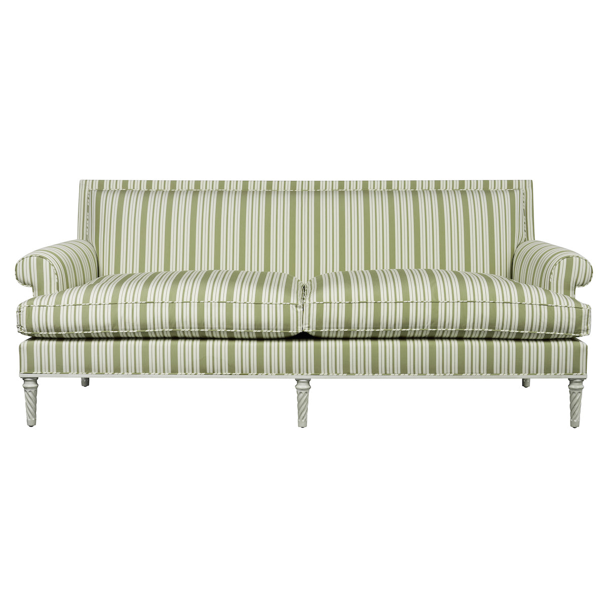 Markie Stripe - Leaf Green - Schumacher 83803 Fabric - Schumacher Fabric