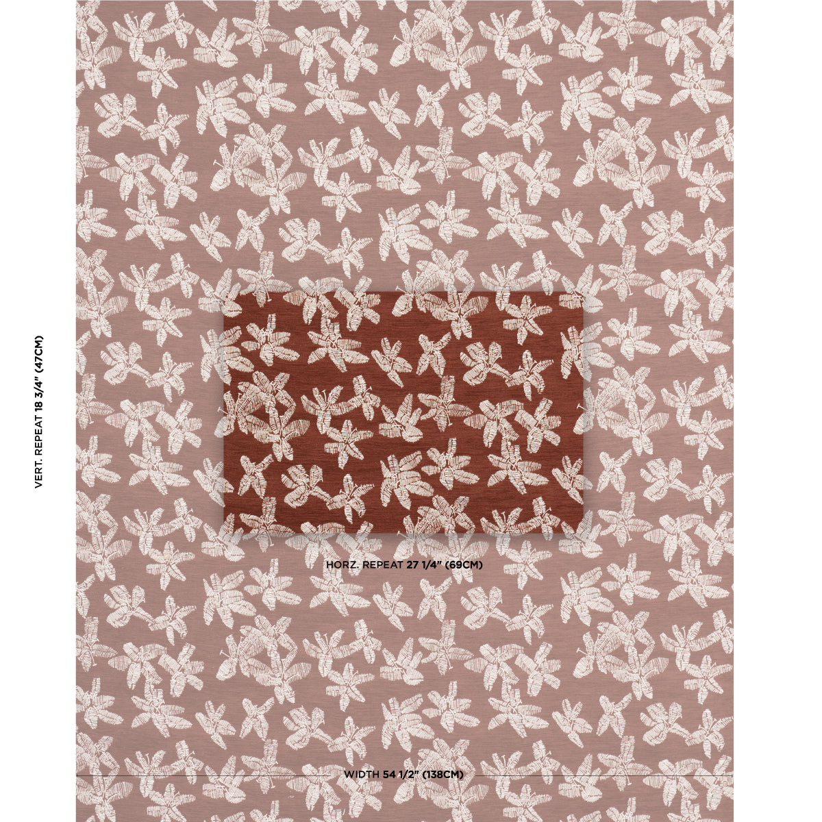 HIBISCUS-TEAK-SCHUMACHER-83810 - Schumacher Fabric