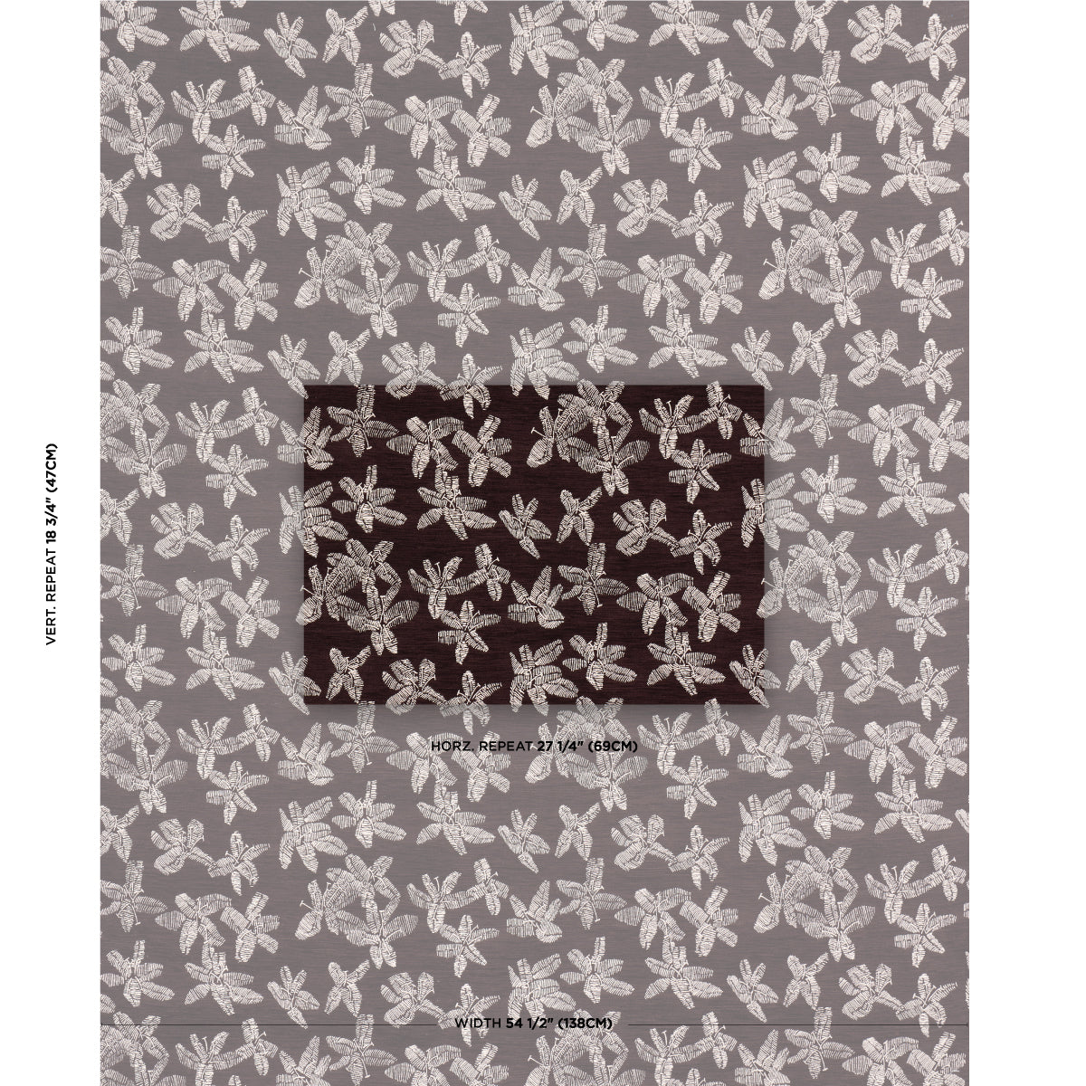 HIBISCUS-PLUM-SCHUMACHER-83811 - Schumacher Fabric