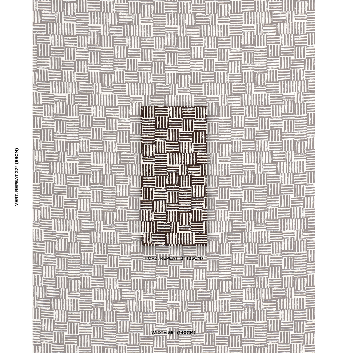 PATCHWORK-CACAO-SCHUMACHER-83820 - Schumacher Fabric