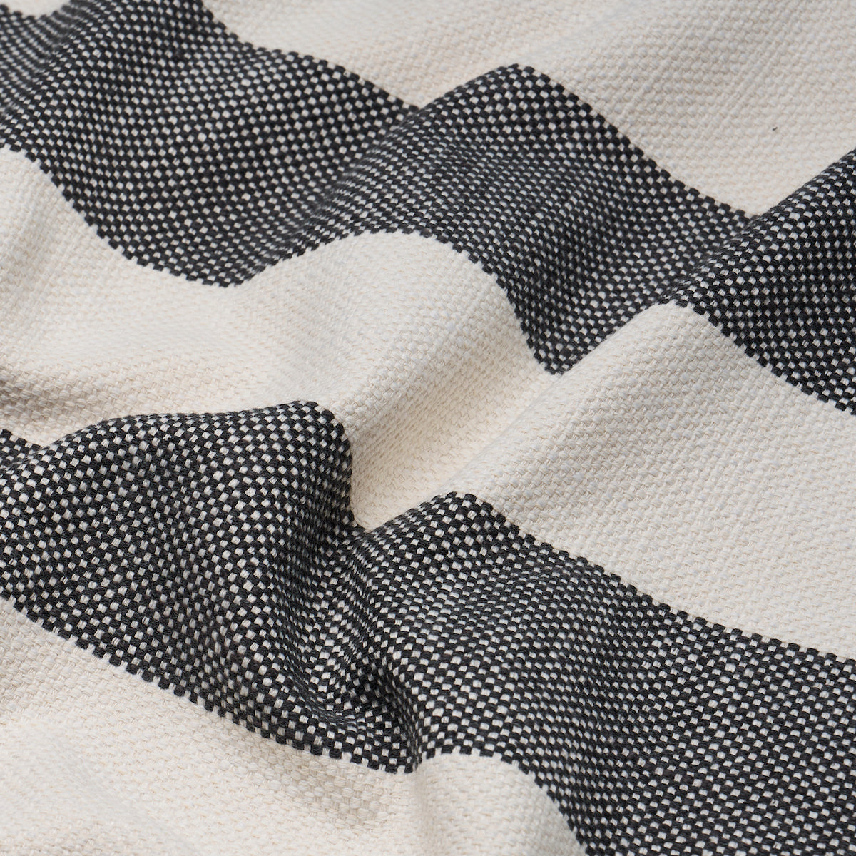 DESERT-WIDE-STRIPE-CHARCOAL-SCHUMACHER-83832 - Schumacher Fabric
