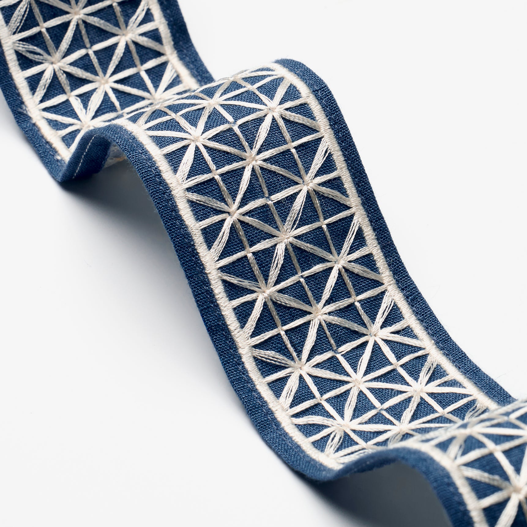 DIRECTOIRE-TAPE-NARROW-BLEU-MARINE-SCHUMACHER-83854 - Schumacher Trim