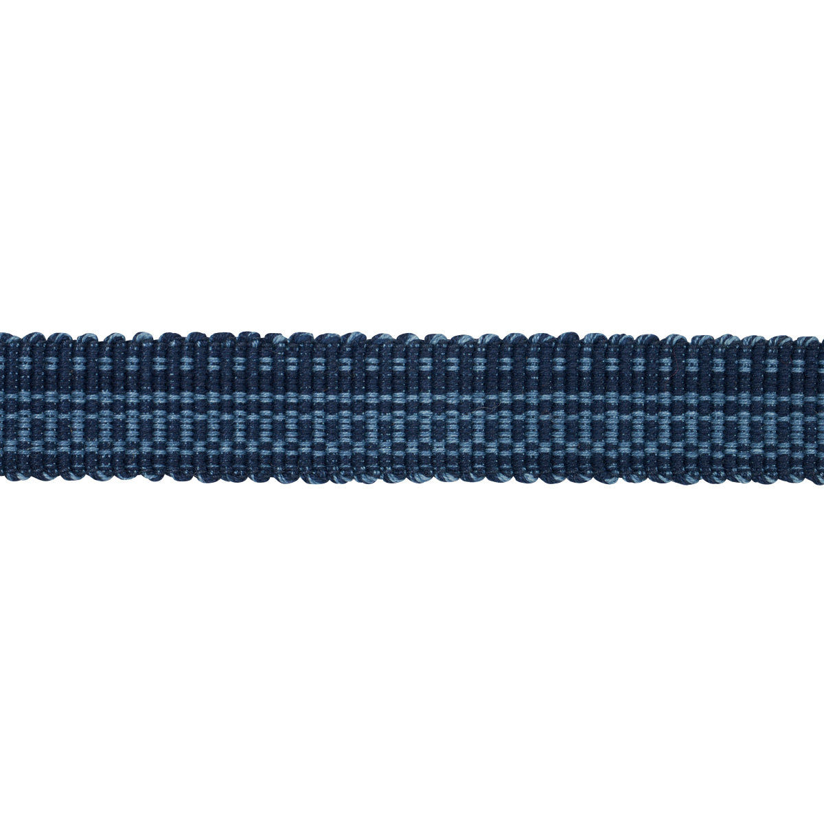 COTTON-STRI-TAPE-NARROW-INDIGO-SCHUMACHER-83950 - Schumacher Trim