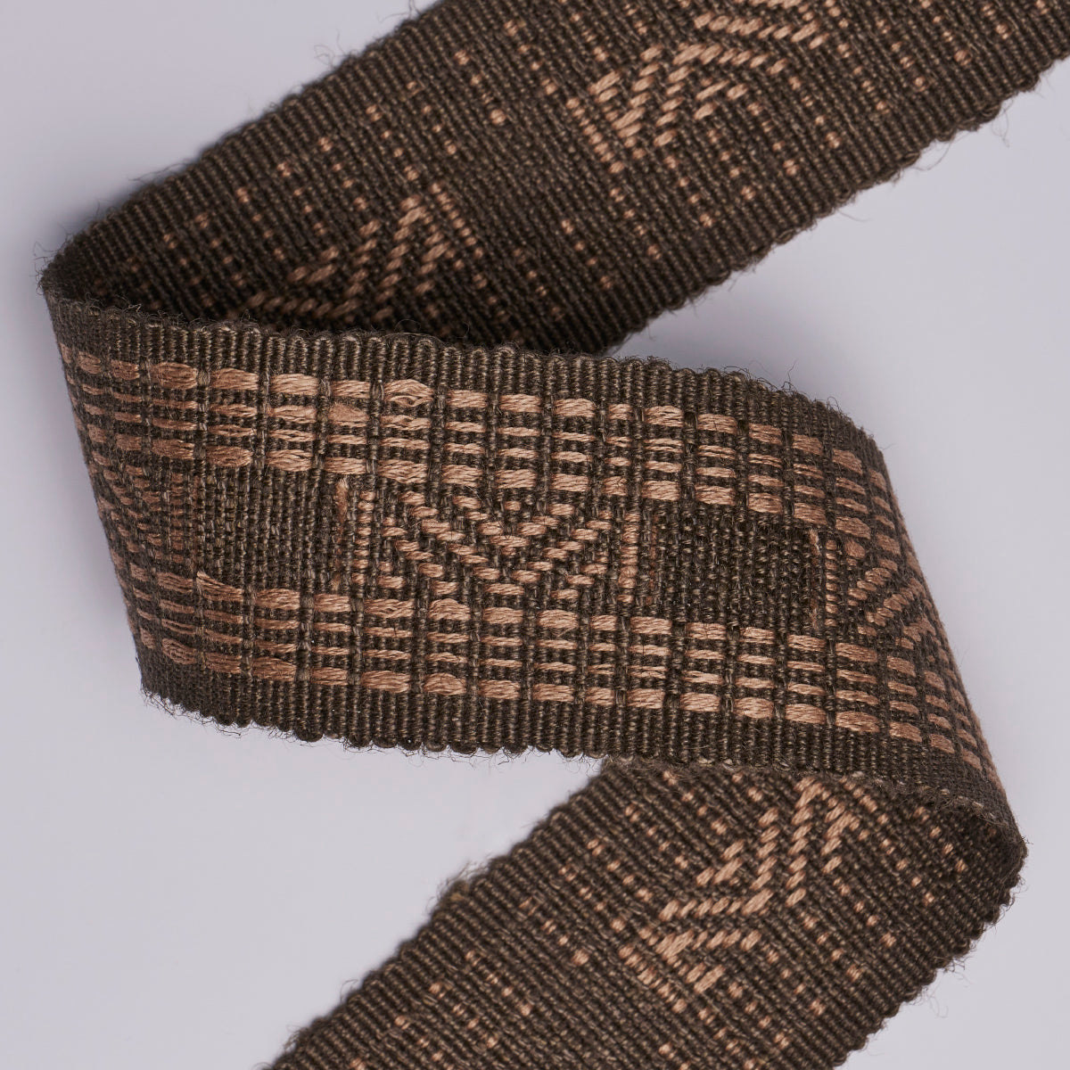NAEL-LINEN-COTTON-TAPE-CEDAR-BROWN-SCHUMACHER-83982 - Schumacher Trim