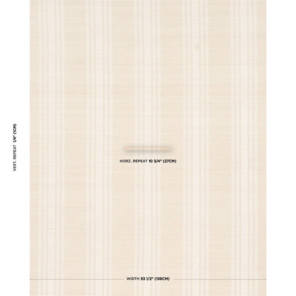 CASSIA-HANDWOVEN-SILK-STRIPE-NATURAL-SCHUMACHER-83990 - Schumacher Fabric