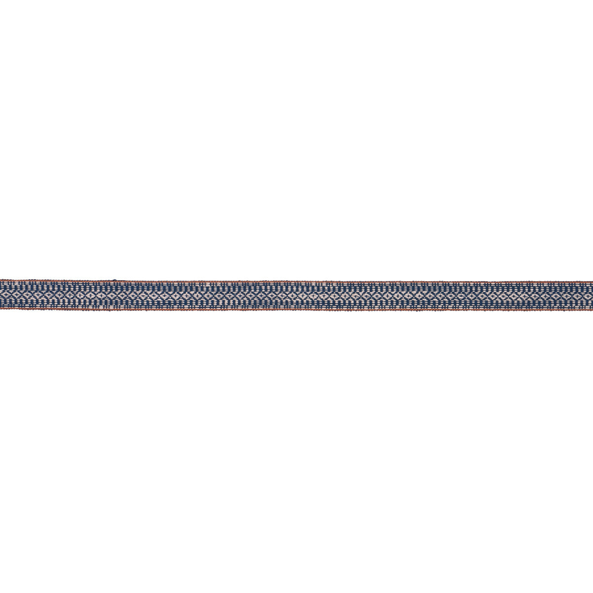 HELENA-LINEN-COTTON-TAPE-INDIGO-SCHUMACHER-84020 - Schumacher Trim