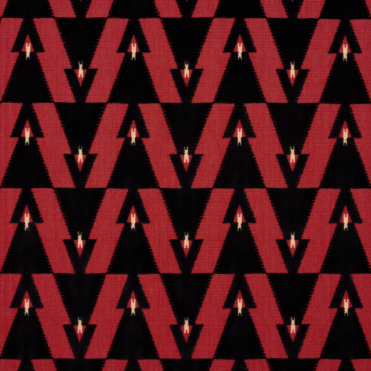 Kalido Velvet - Ladybird - Schumacher 84120 Fabric - Schumacher Fabric