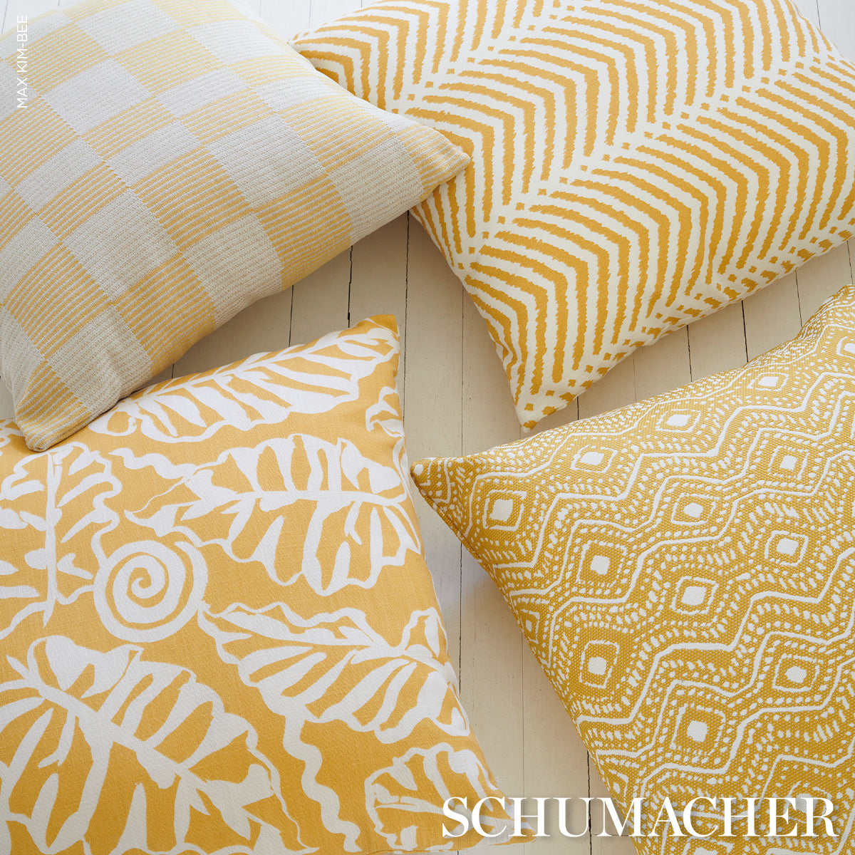 COLMA-INDOOR-OUTDOOR-MARIGOLD-SCHUMACHER-84240 - Schumacher Fabric
