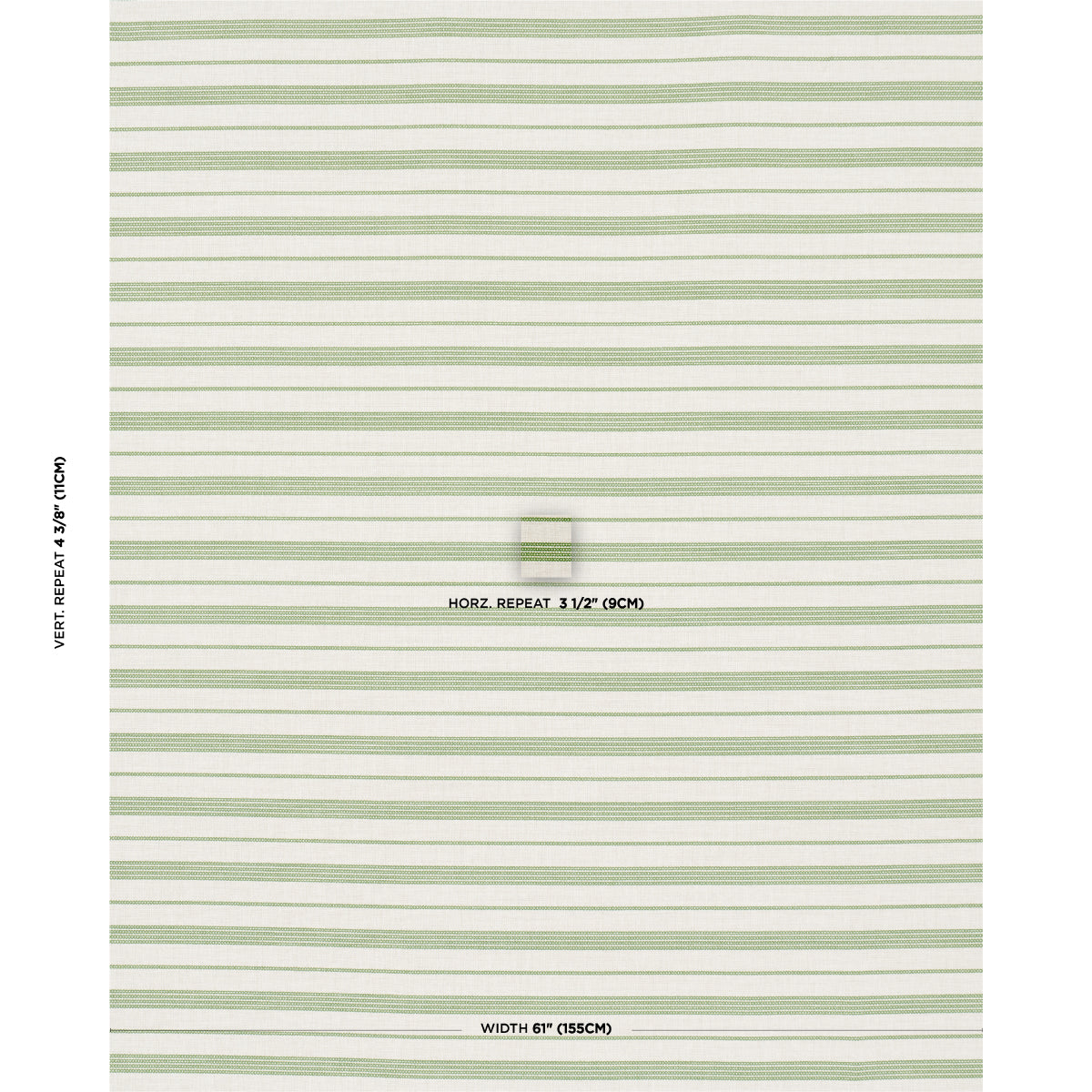 SERRA-MESA-INDOOR-OUTDOOR-STRIPE-VERDE-SCHUMACHER-84272 - Schumacher Fabric