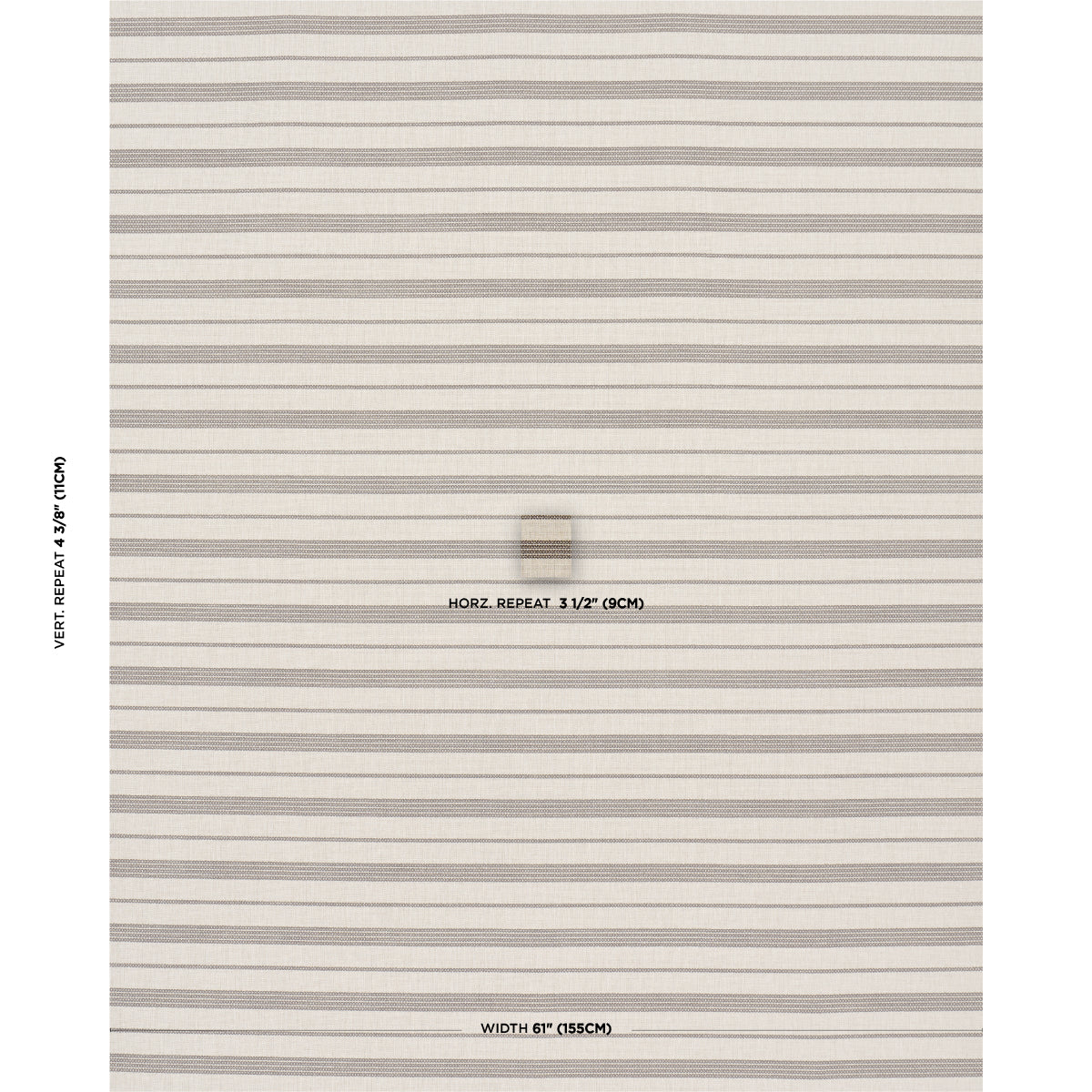 SERRA-MESA-INDOOR-OUTDOOR-STRIPE-BURLAP-SCHUMACHER-84273 - Schumacher Fabric