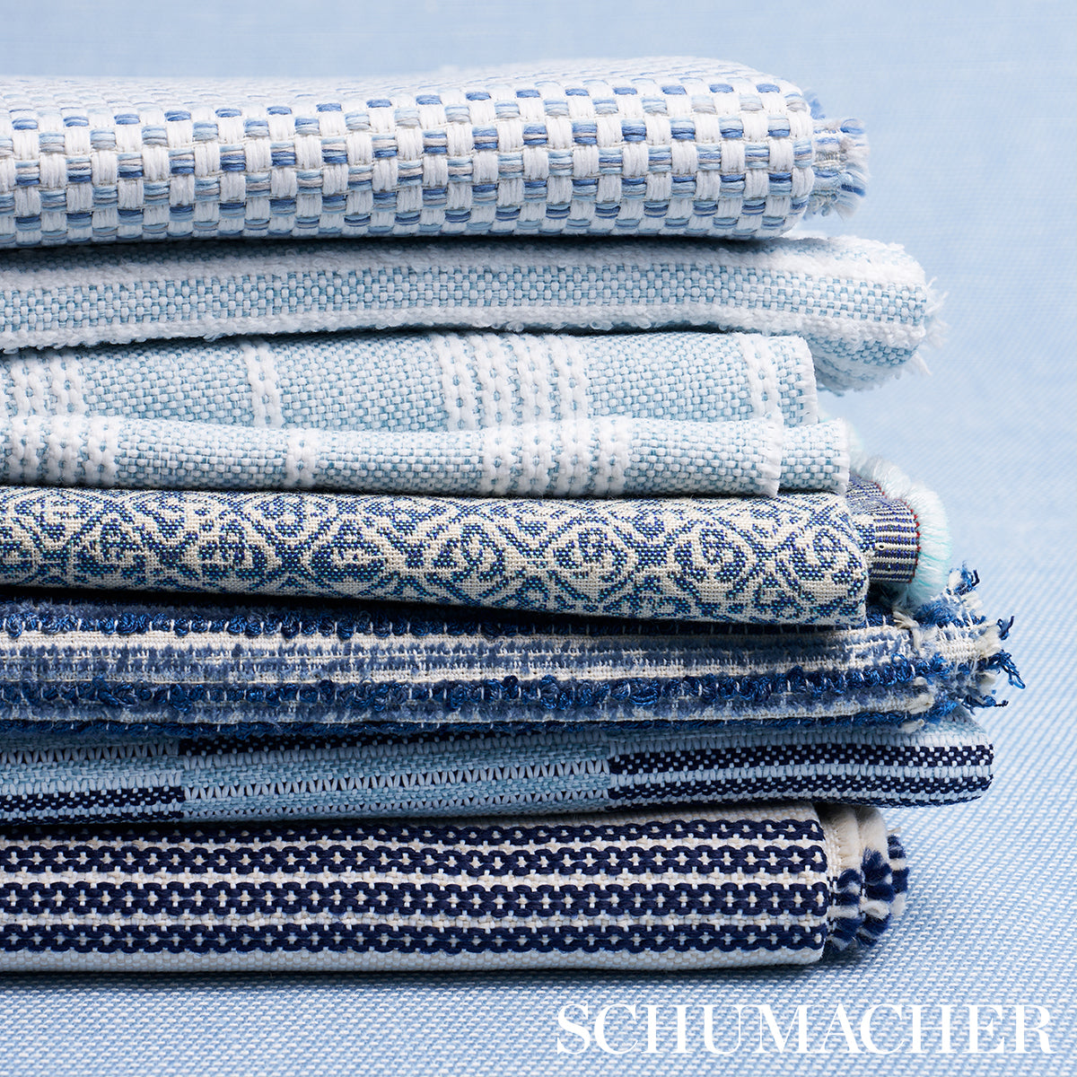 MORRO-INDOOR-OUTDOOR-CHAMBRAY-SCHUMACHER-84280 - Schumacher Fabric