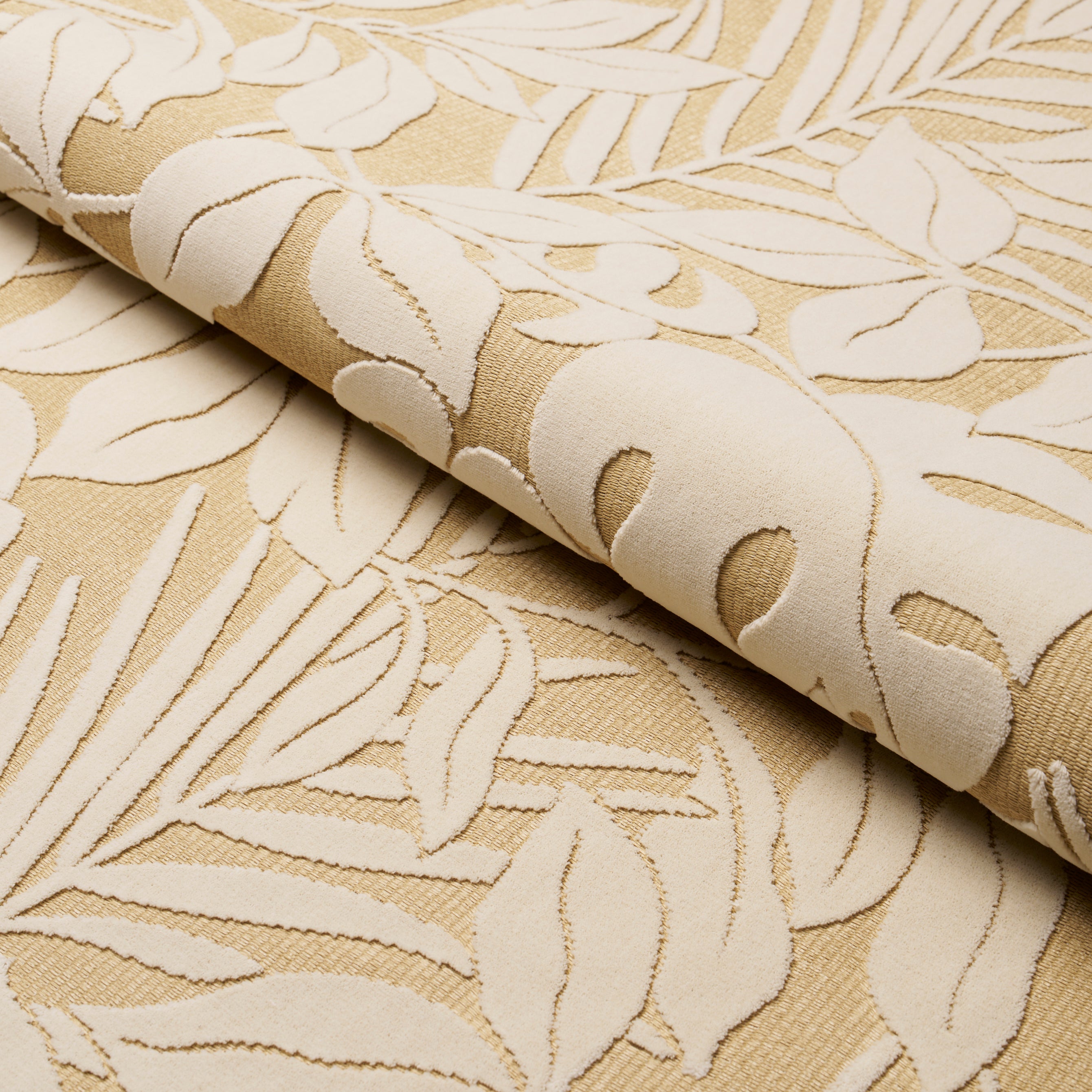 MIRAMAR-INDOOR-OUTDOOR-VELVET-WHITE-SAND-SCHUMACHER-84320 - Schumacher Fabric