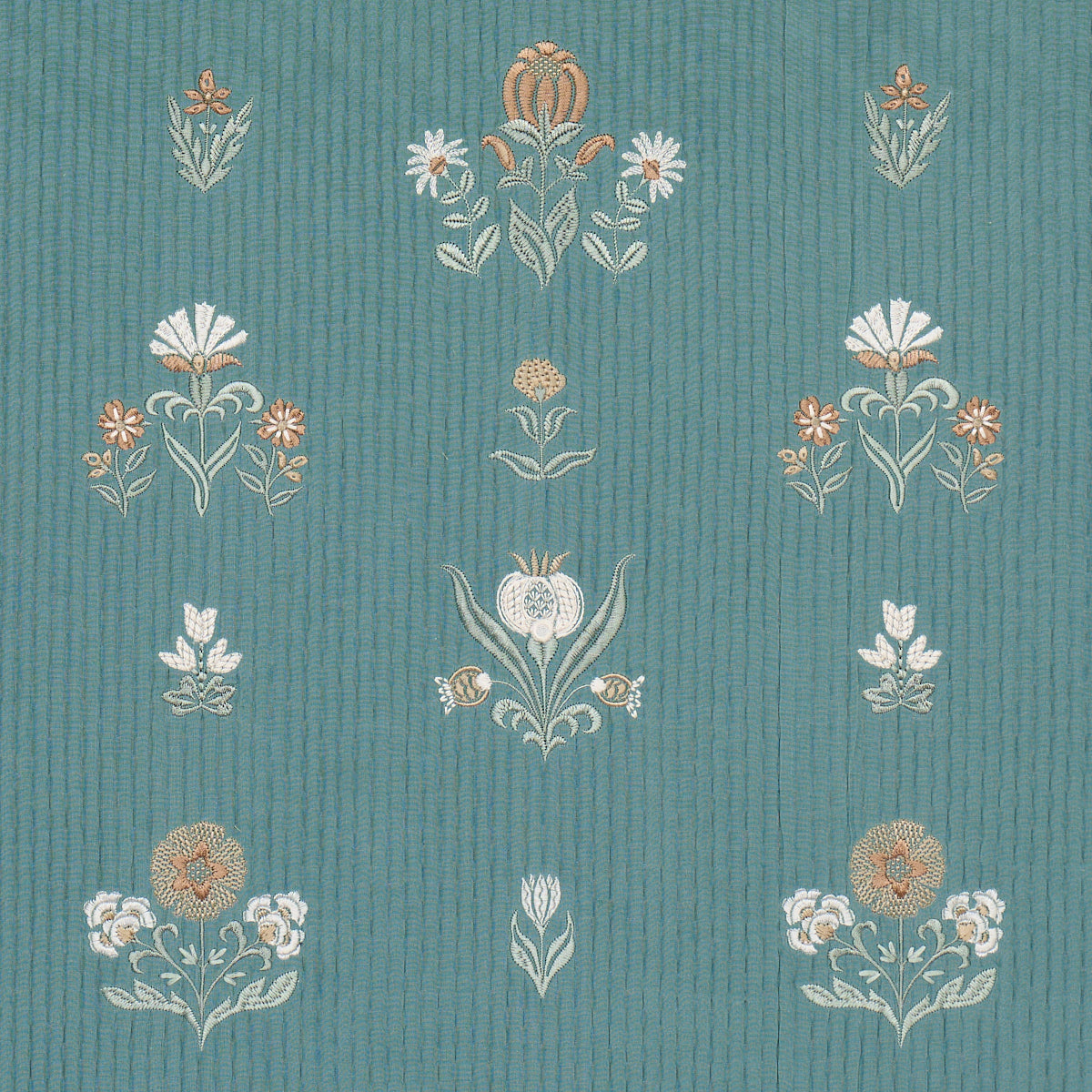 ELMSLIE-EMBROIDERY-TEAL-SCHUMACHER-84370 - Schumacher Tela