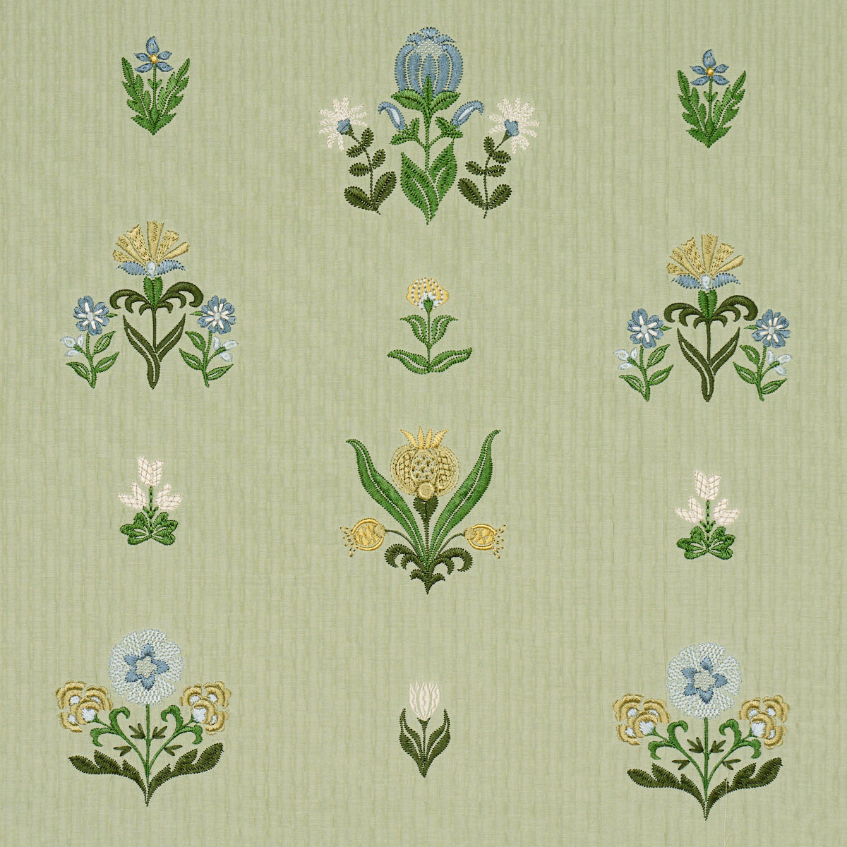 ELMSLIE-EMBROIDERY-LEAF-SCHUMACHER-84371 - Schumacher Tela