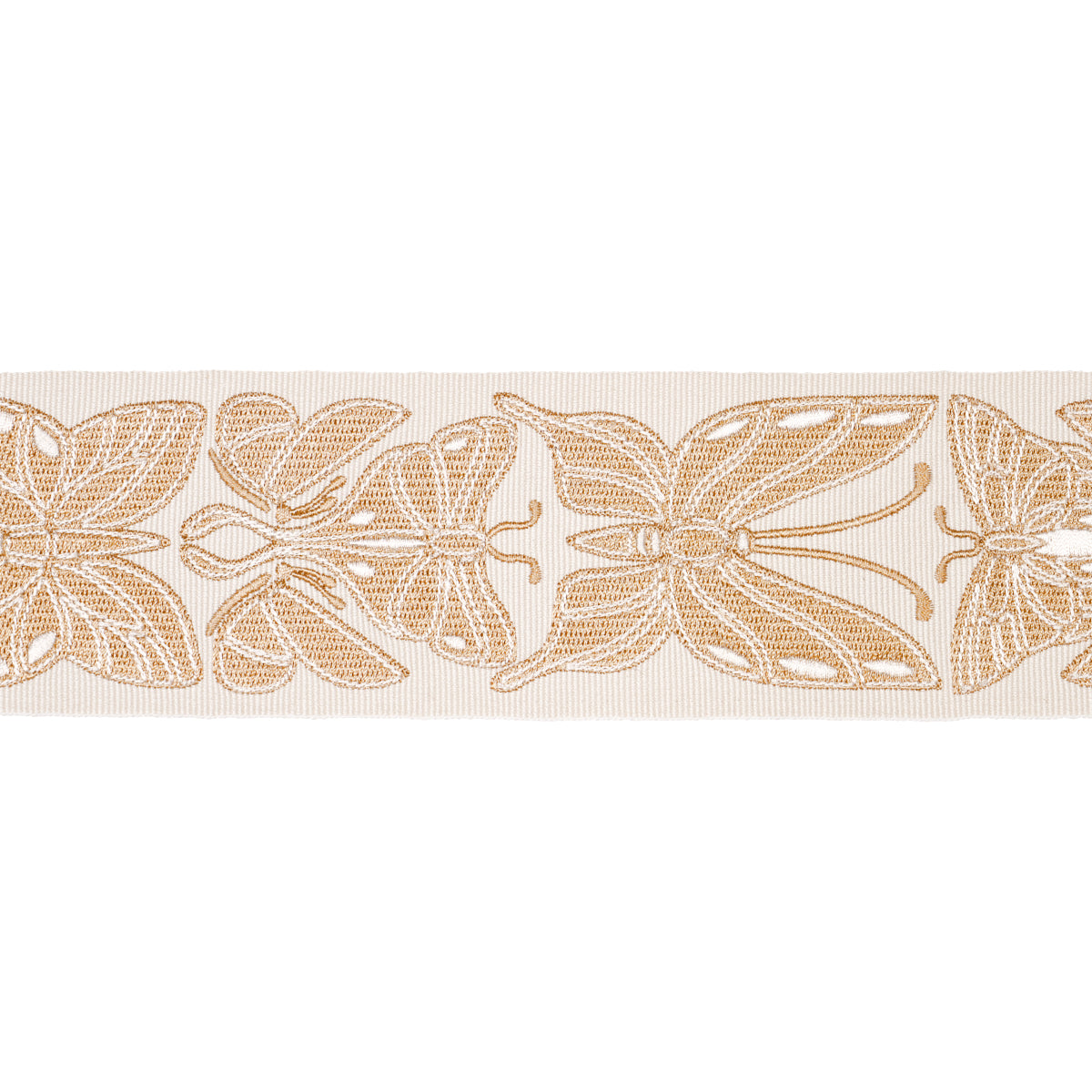 METAMORPHOSIS-TAPE-IVORY-GOLD-SCHUMACHER-84381 - Schumacher Trim