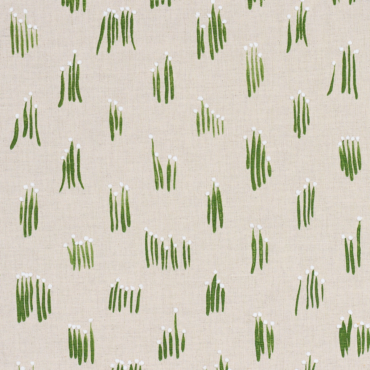 MEADOW-BUTTON-HAND-EMBROIDERY-NEUTRAL-SCHUMACHER-84391 - Schumacher Tela