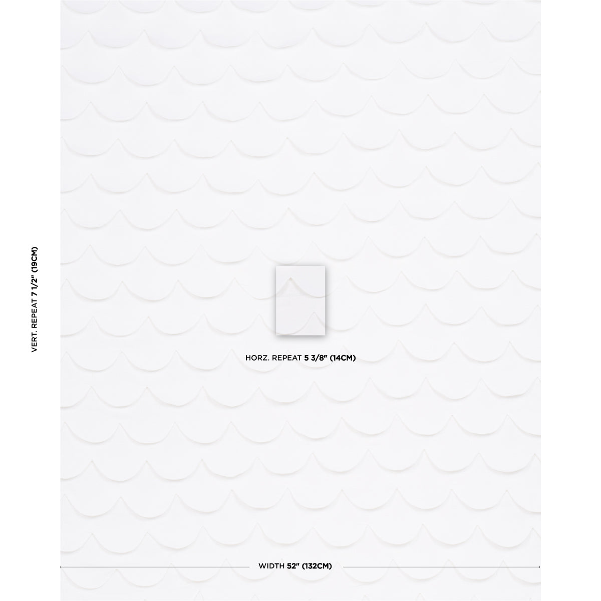 PREP-SCHOOL-HAND-PIECED-SCALLOP-WHITE-SCHUMACHER-84400 - Schumacher Tela