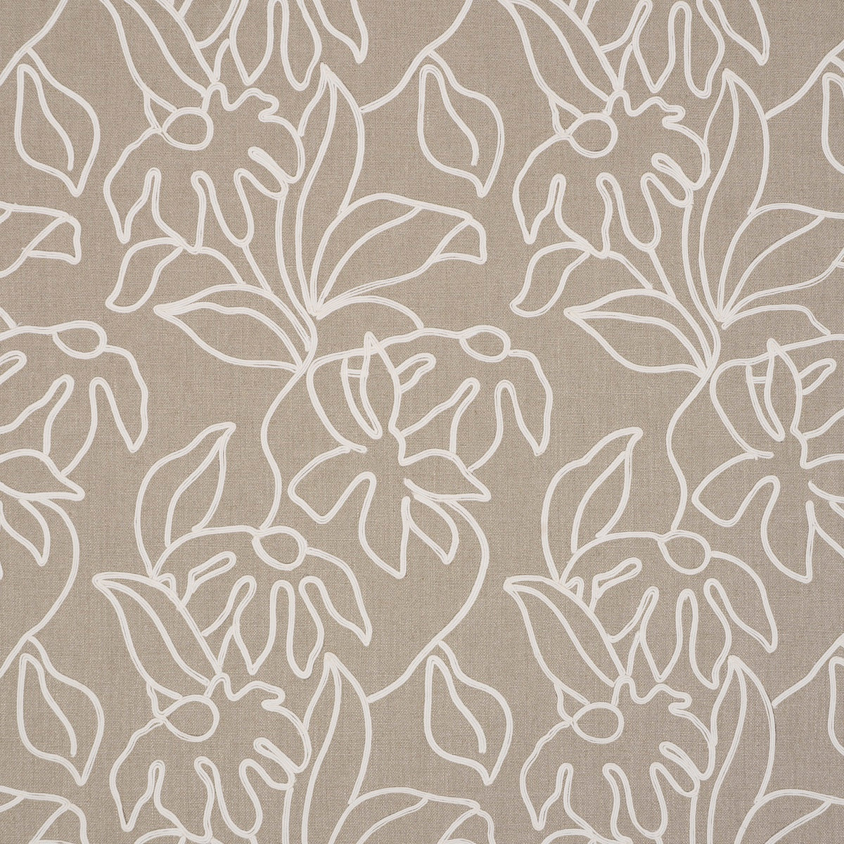 LOLA-EMBROIDERY-FLAX-SCHUMACHER-84410 - Schumacher Tela