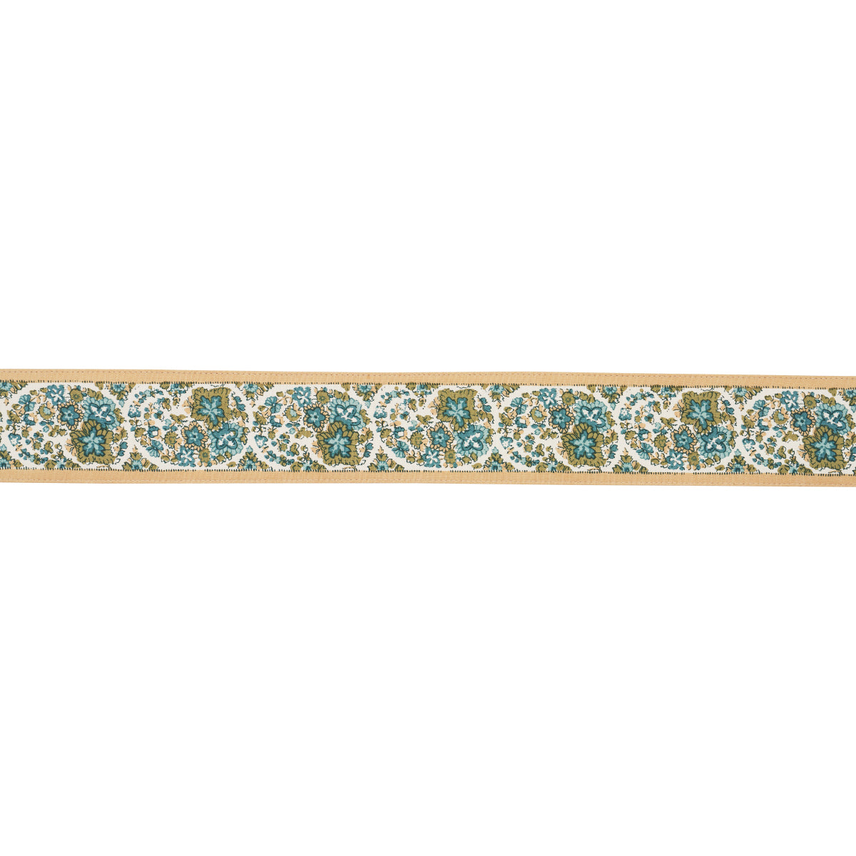 INES-PAISLEY-TRIM-MINERAL-TEAL-SCHUMACHER-84440 - Schumacher Trim