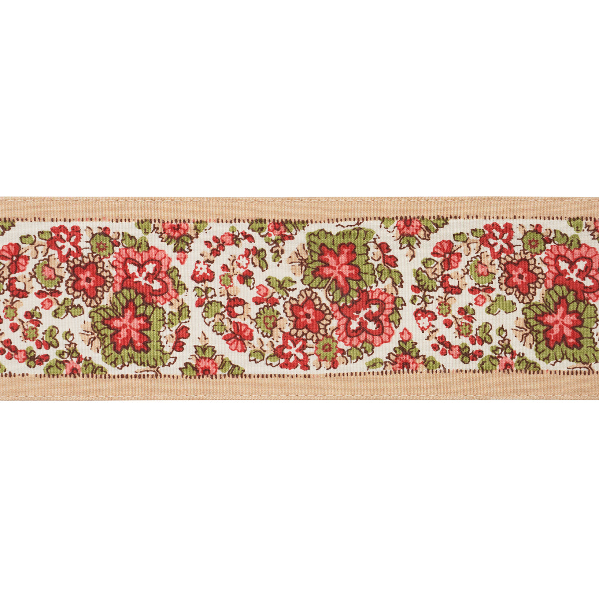 INES-PAISLEY-TRIM-ROSE-COGNAC-SCHUMACHER-84442 - Schumacher Trim