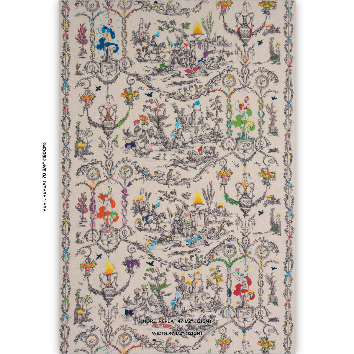 LA-LIBERTE-AMERICAINE-TOILE-MULTIVERSE-SCHUMACHER-84520 - Schumacher Fabric
