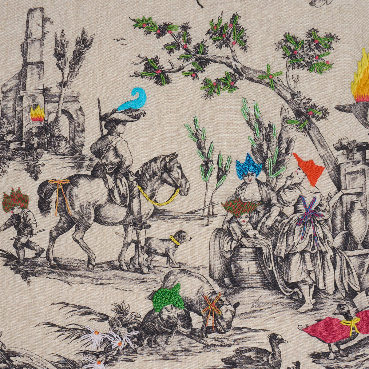 LA-LIBERTE-AMERICAINE-TOILE-MULTIVERSE-SCHUMACHER-84520 - Schumacher Fabric