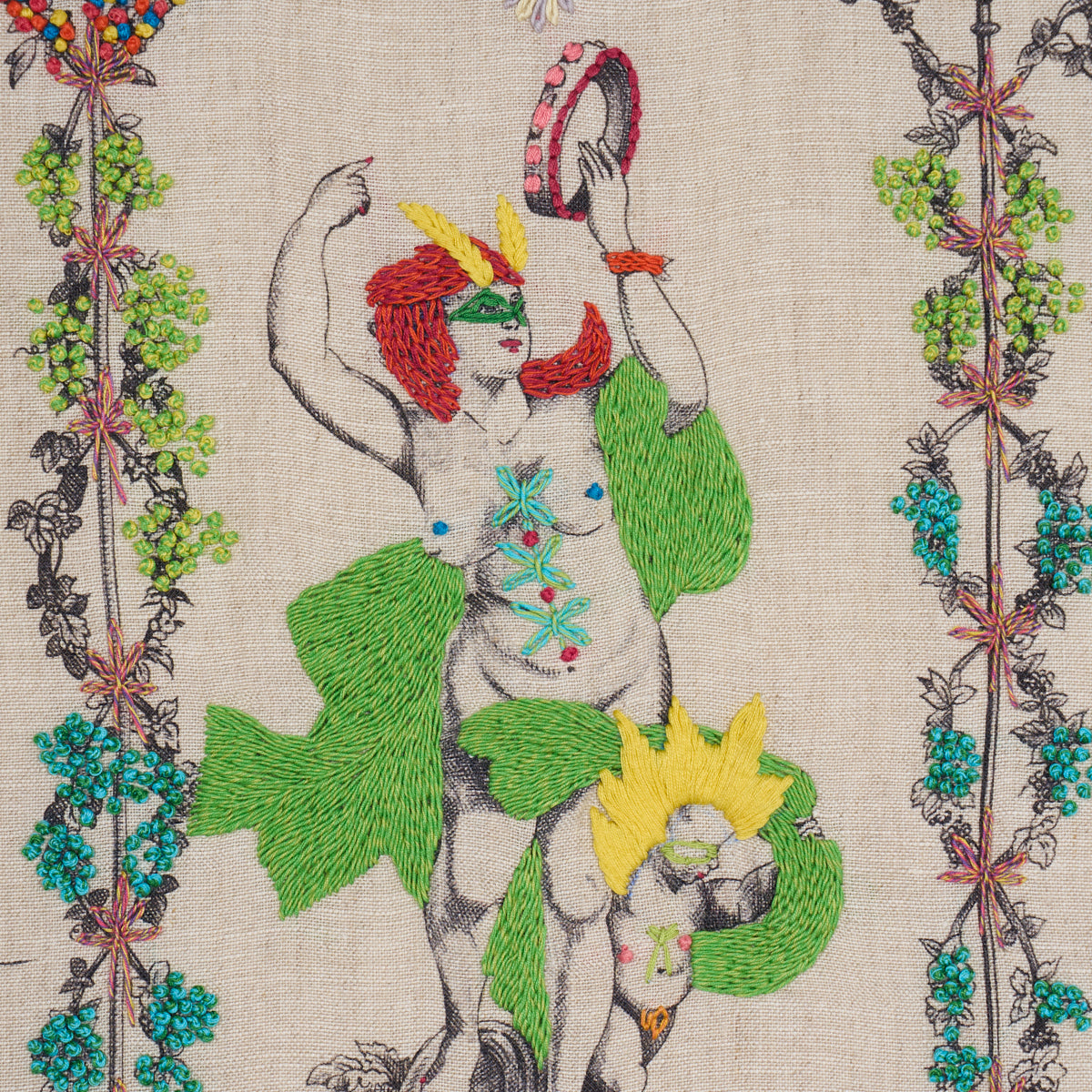 La Liberte Americaine Toile - Multiverse - Schumacher 84520 Fabric - Schumacher Fabric