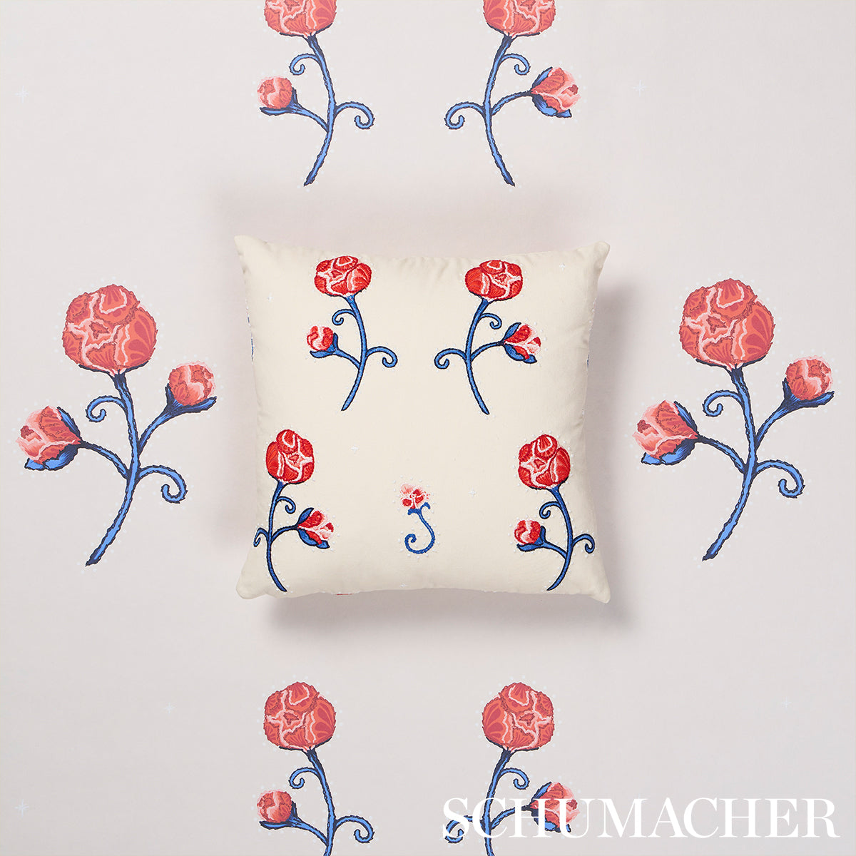 RHINESTONE-COWBOY-EMBROIDERY-POPPY-SCHUMACHER-84550 - Schumacher Fabric
