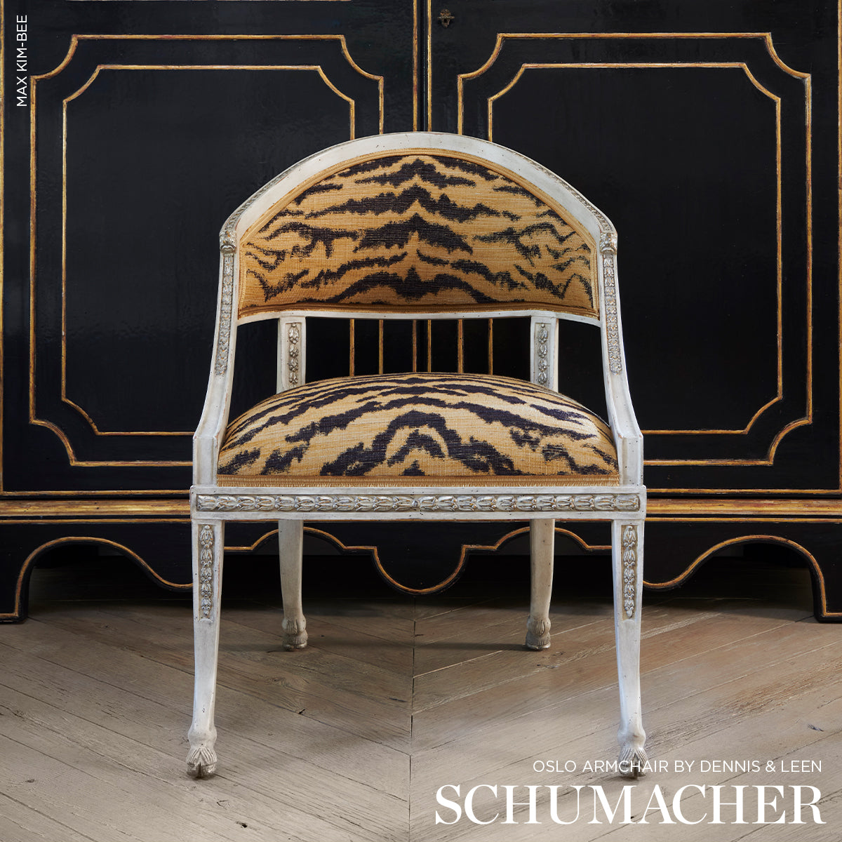 SHIVALIK-HILLS-TIGER-GOLD-SCHUMACHER-84650 - Schumacher Fabric